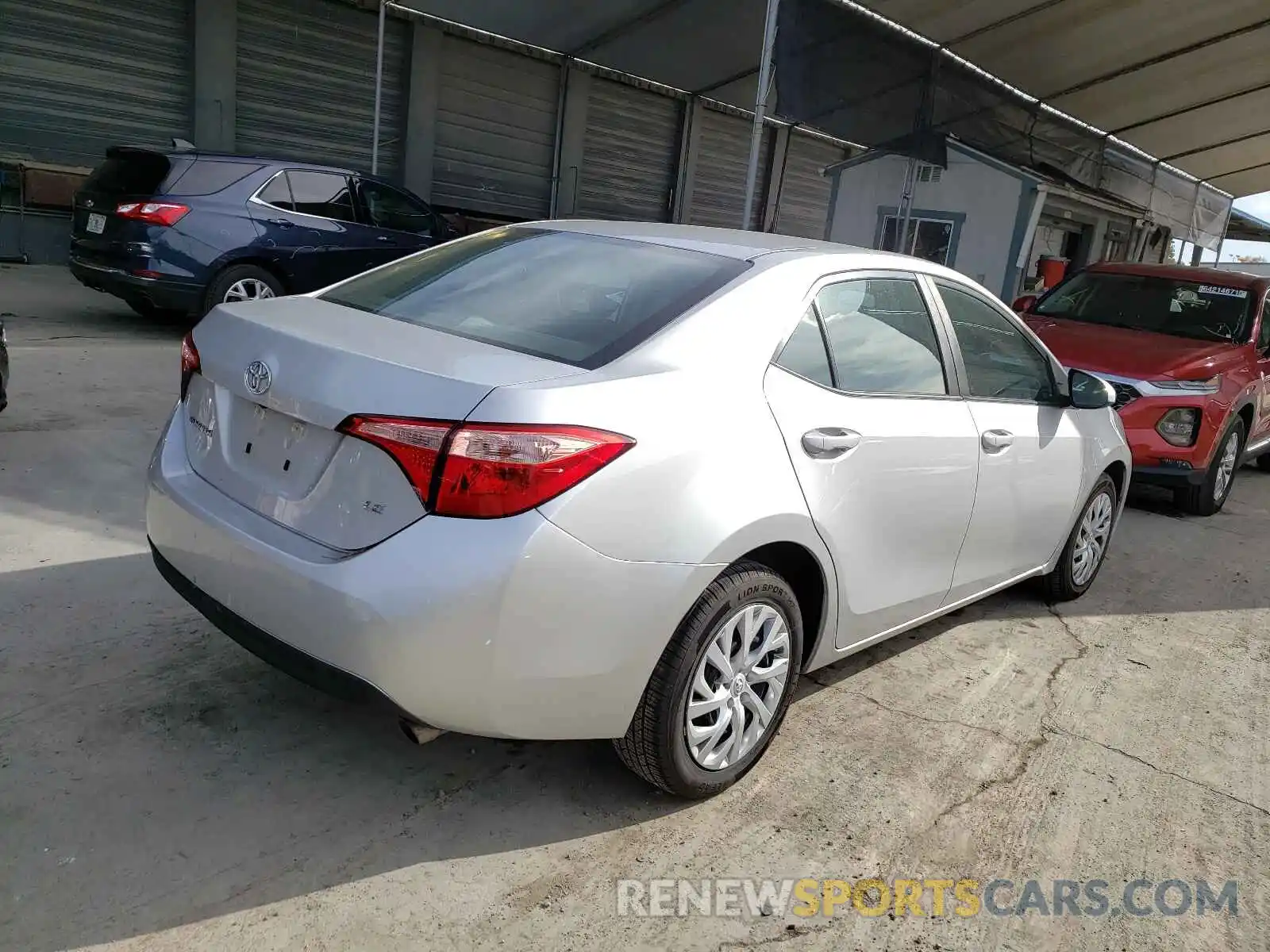 4 Photograph of a damaged car 5YFBURHE7KP899949 TOYOTA COROLLA 2019