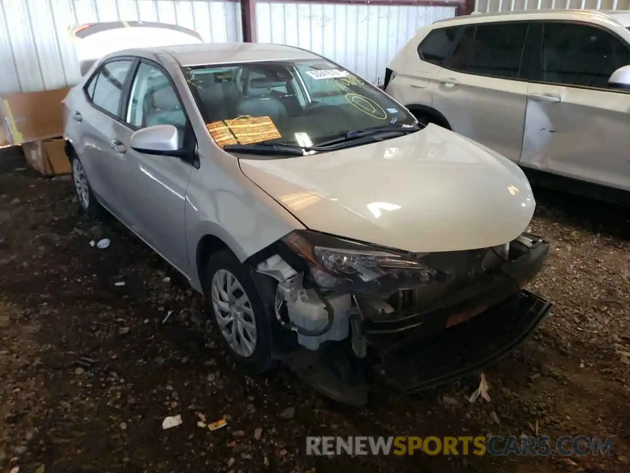 1 Photograph of a damaged car 5YFBURHE7KP900162 TOYOTA COROLLA 2019