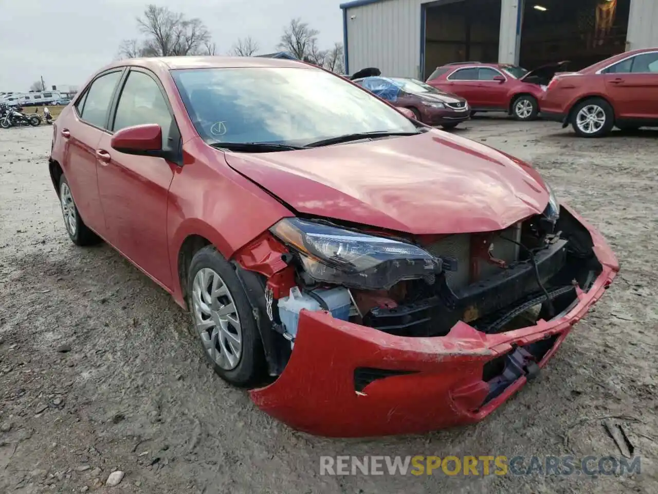 1 Photograph of a damaged car 5YFBURHE7KP900338 TOYOTA COROLLA 2019