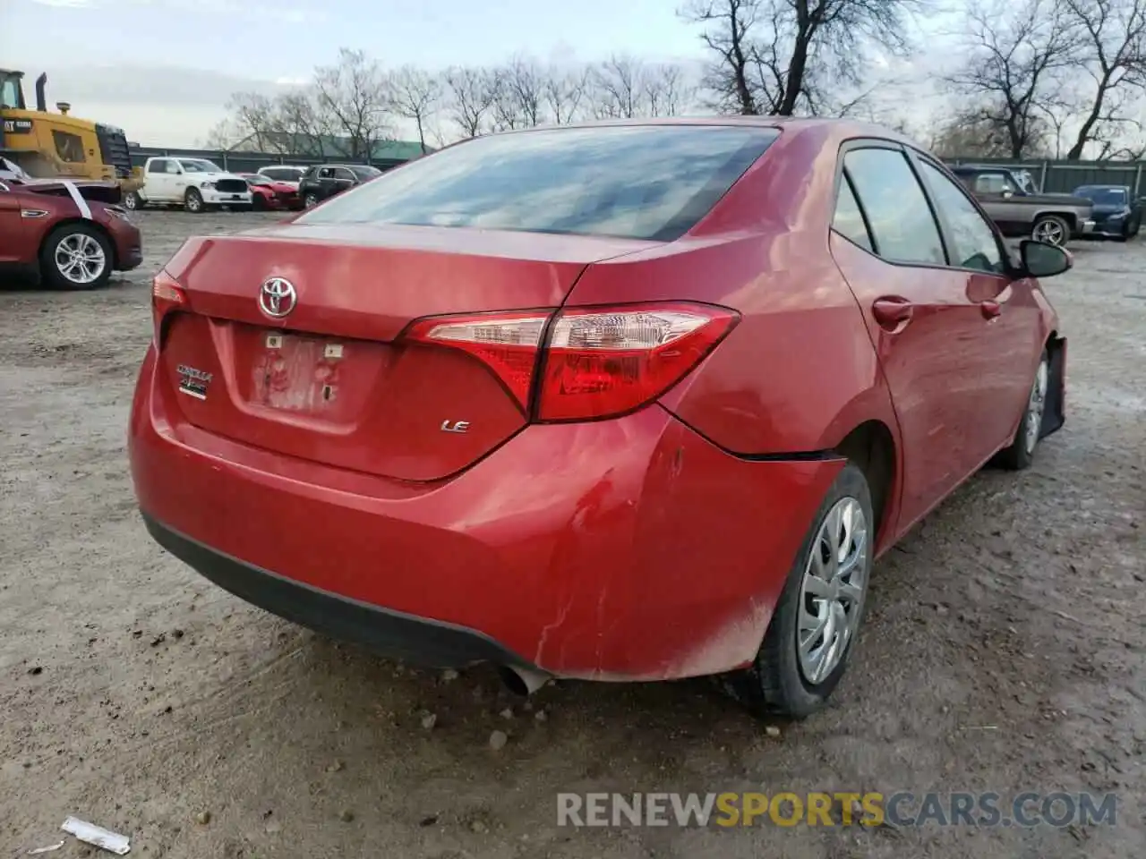 4 Photograph of a damaged car 5YFBURHE7KP900338 TOYOTA COROLLA 2019