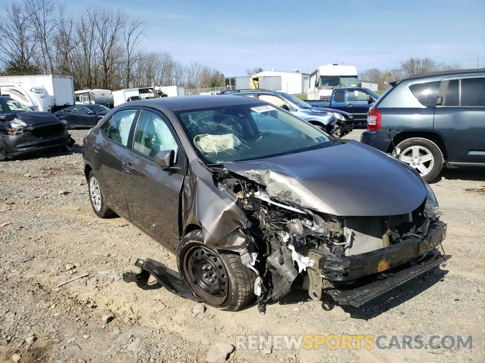 1 Фотография поврежденного автомобиля 5YFBURHE7KP900548 TOYOTA COROLLA 2019