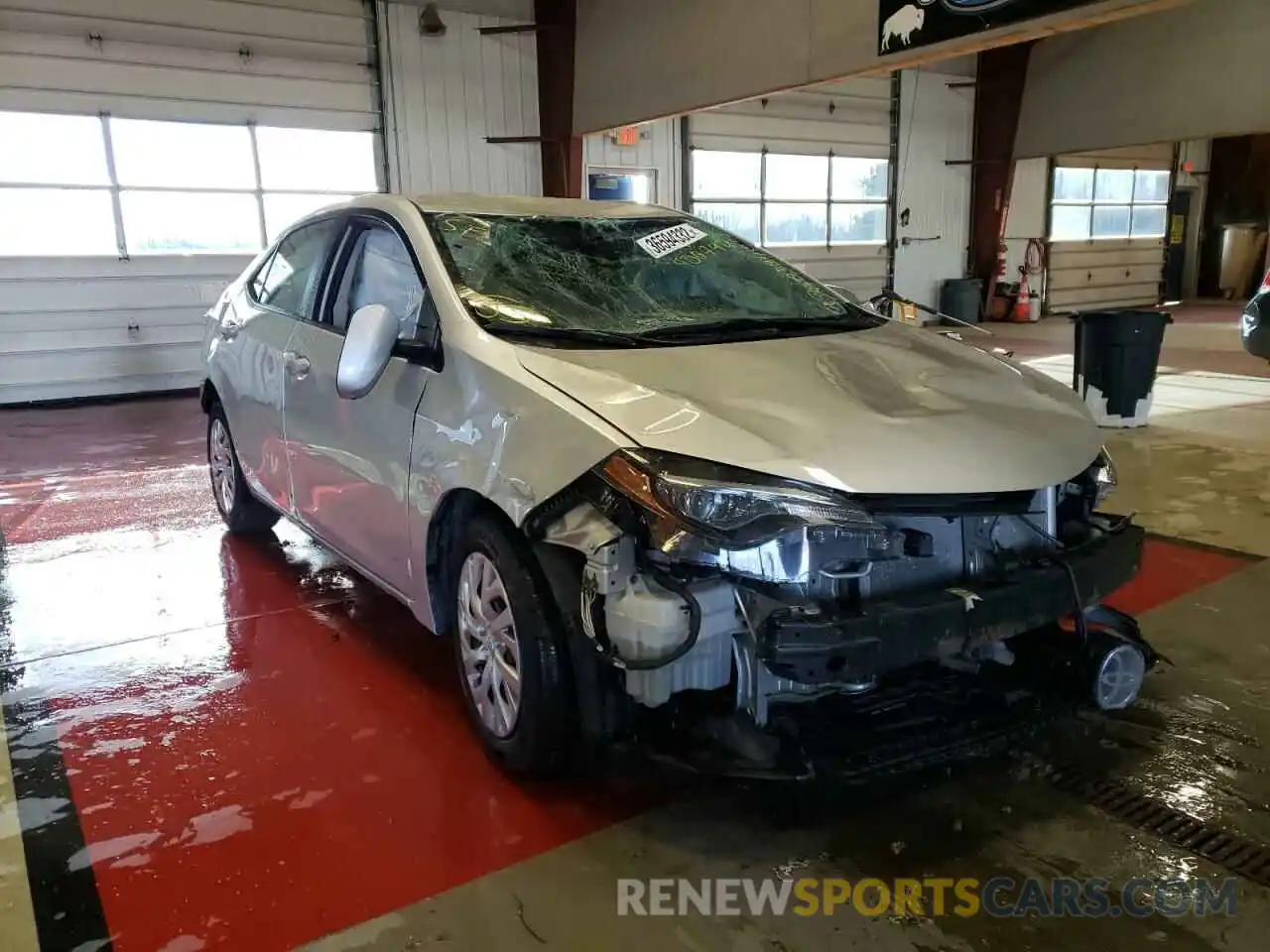 1 Photograph of a damaged car 5YFBURHE7KP900940 TOYOTA COROLLA 2019