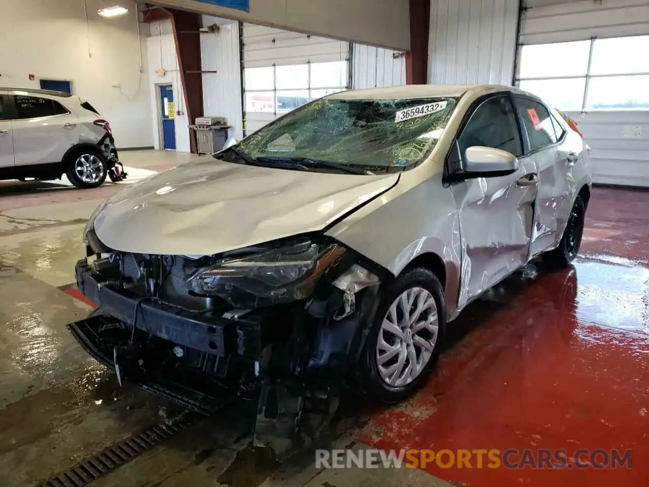 2 Photograph of a damaged car 5YFBURHE7KP900940 TOYOTA COROLLA 2019