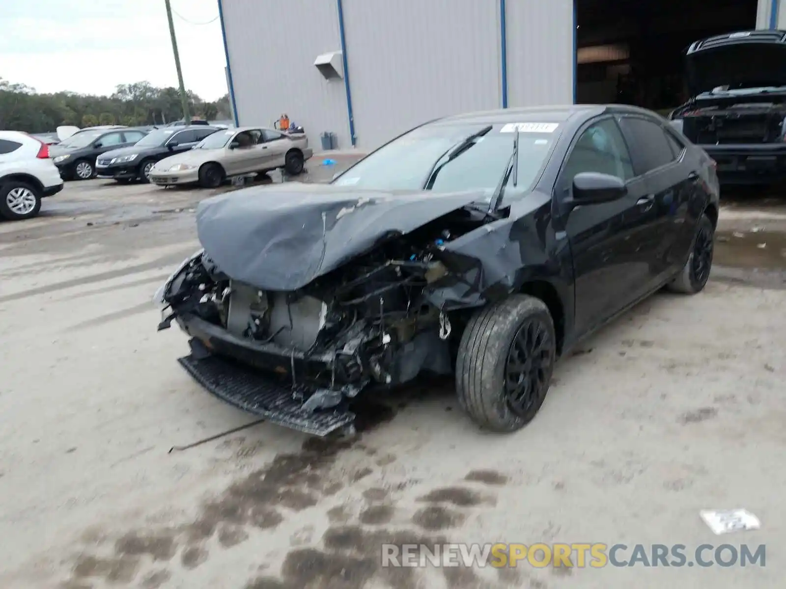 2 Photograph of a damaged car 5YFBURHE7KP902168 TOYOTA COROLLA 2019