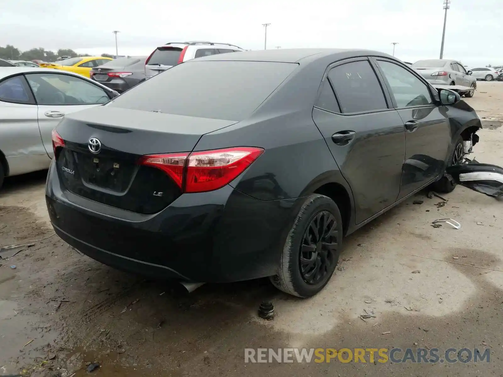 4 Photograph of a damaged car 5YFBURHE7KP902168 TOYOTA COROLLA 2019