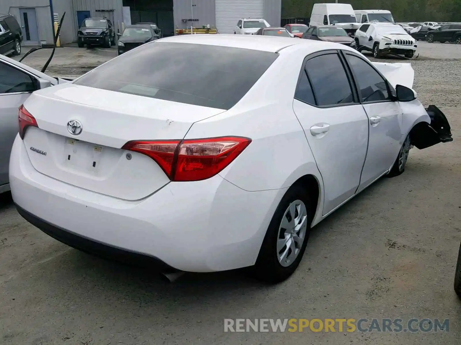 4 Photograph of a damaged car 5YFBURHE7KP902333 TOYOTA COROLLA 2019