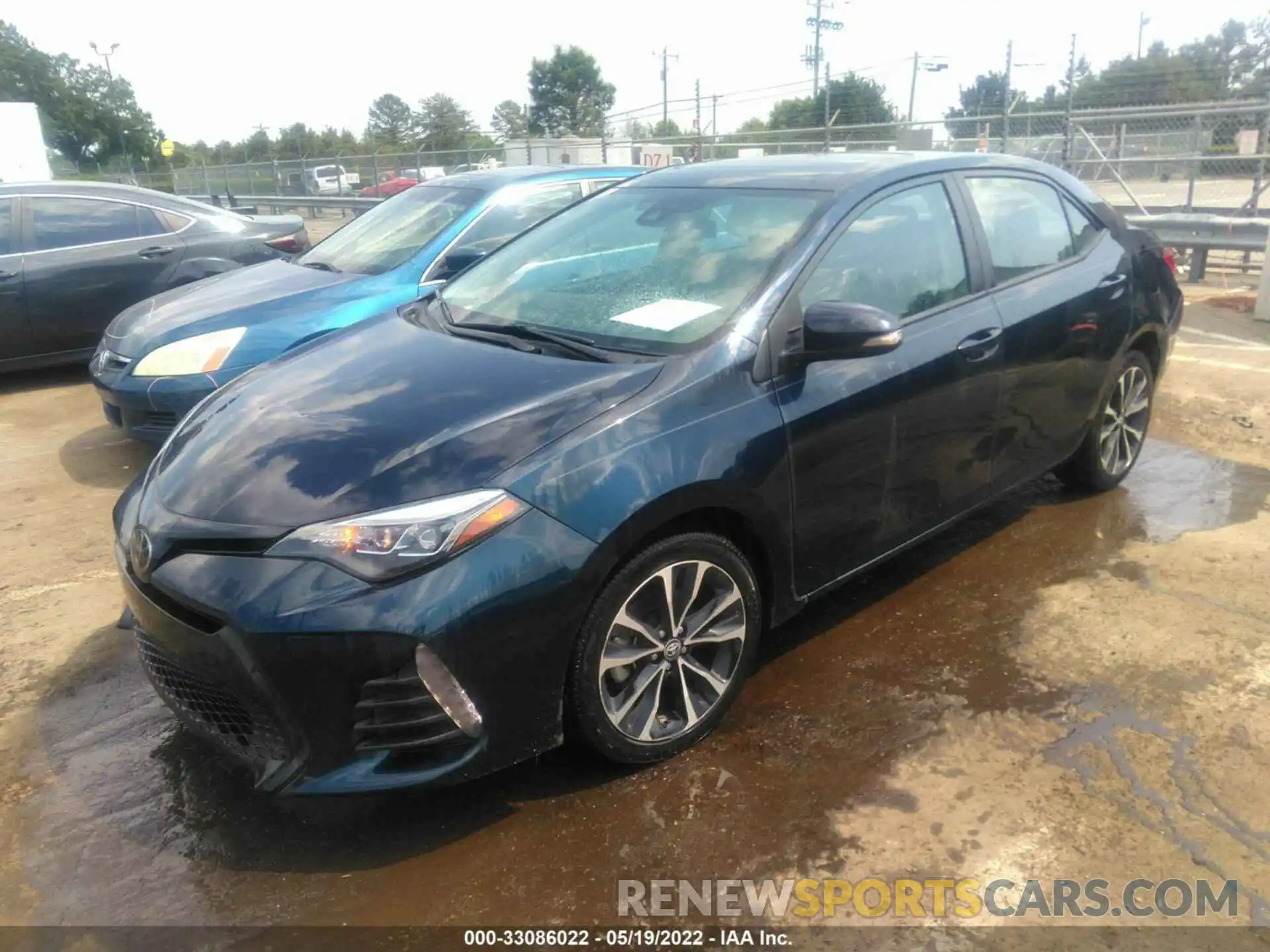 2 Photograph of a damaged car 5YFBURHE7KP902400 TOYOTA COROLLA 2019