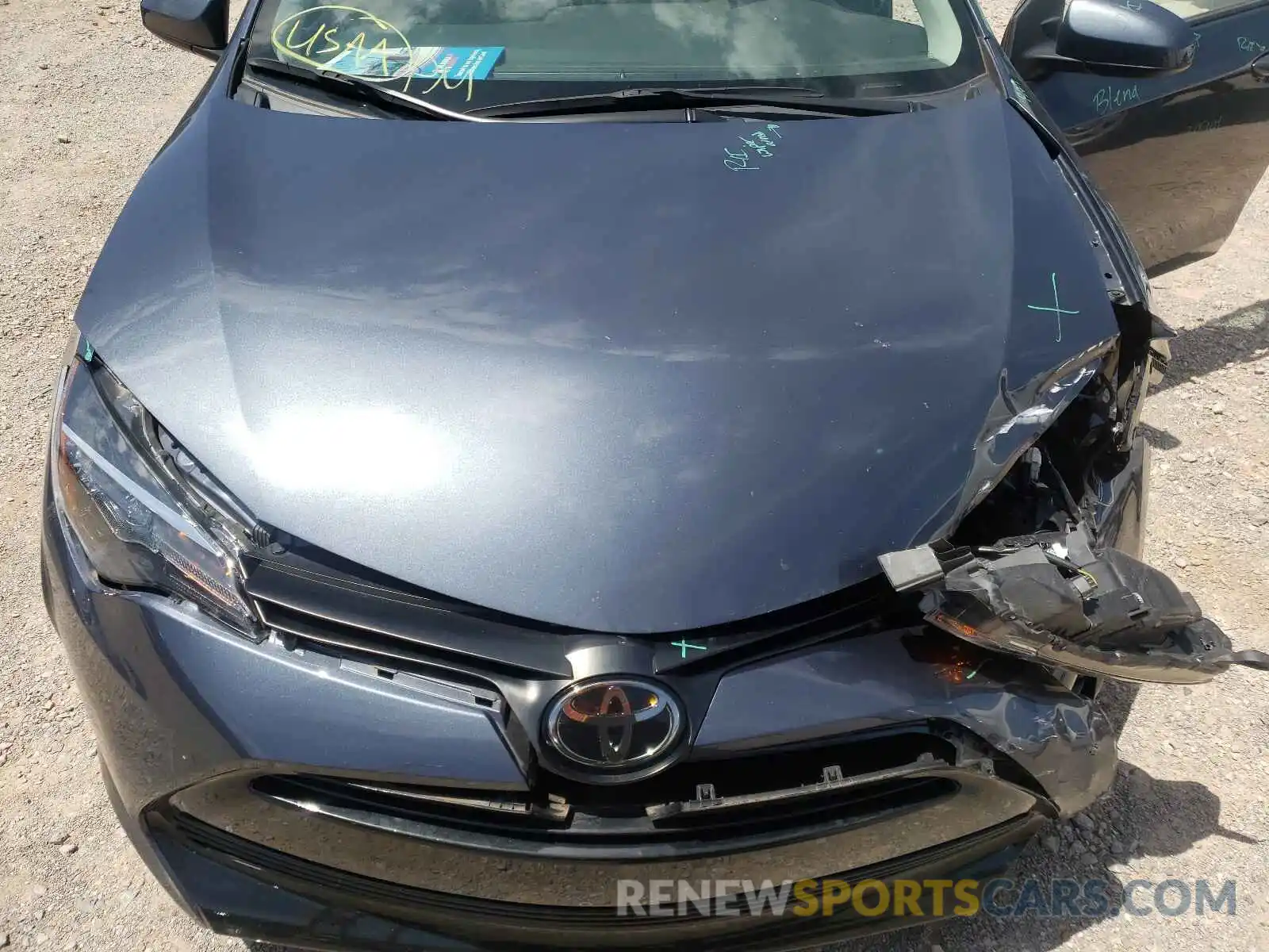 7 Photograph of a damaged car 5YFBURHE7KP902882 TOYOTA COROLLA 2019