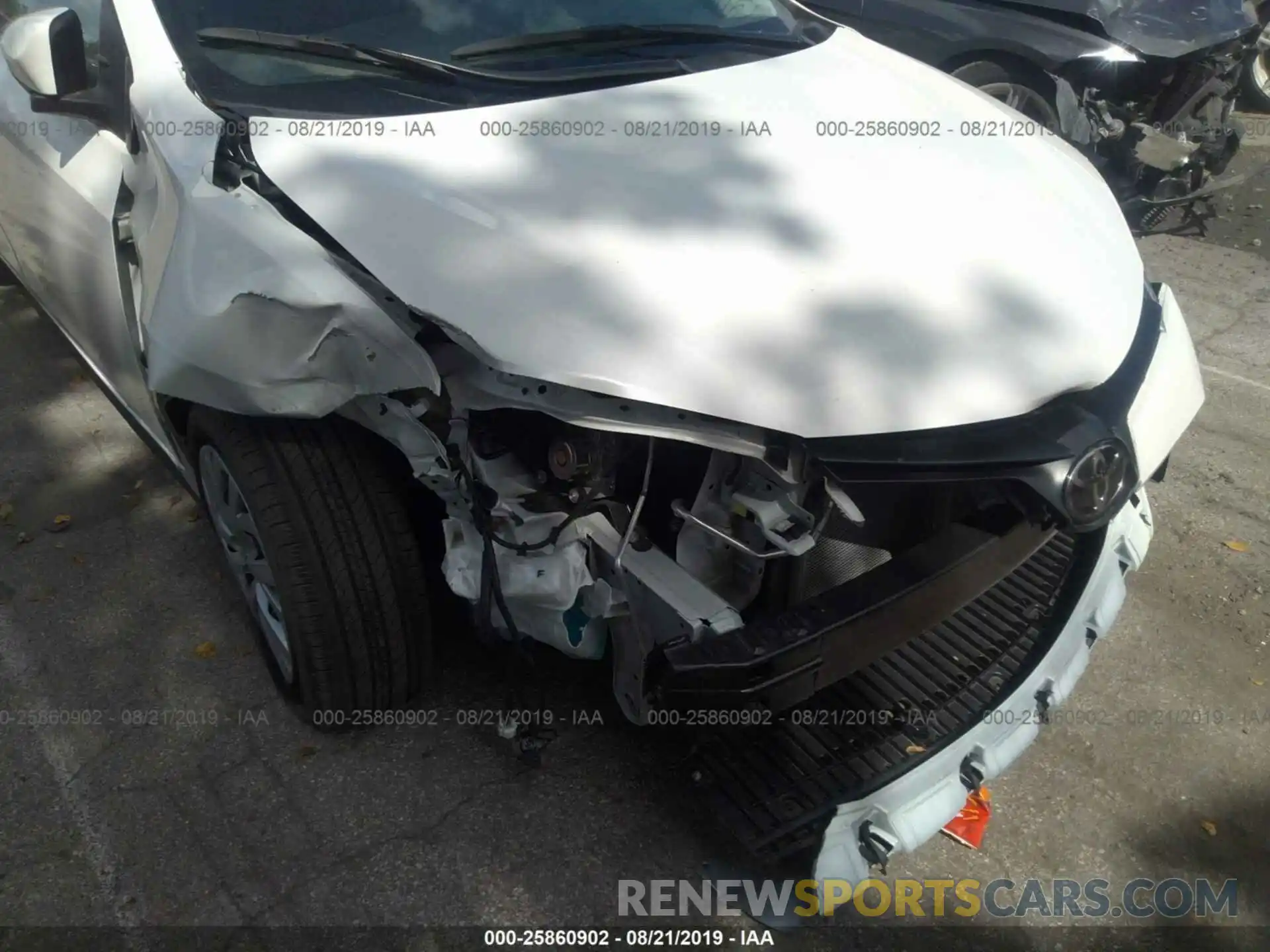 6 Photograph of a damaged car 5YFBURHE7KP903126 TOYOTA COROLLA 2019