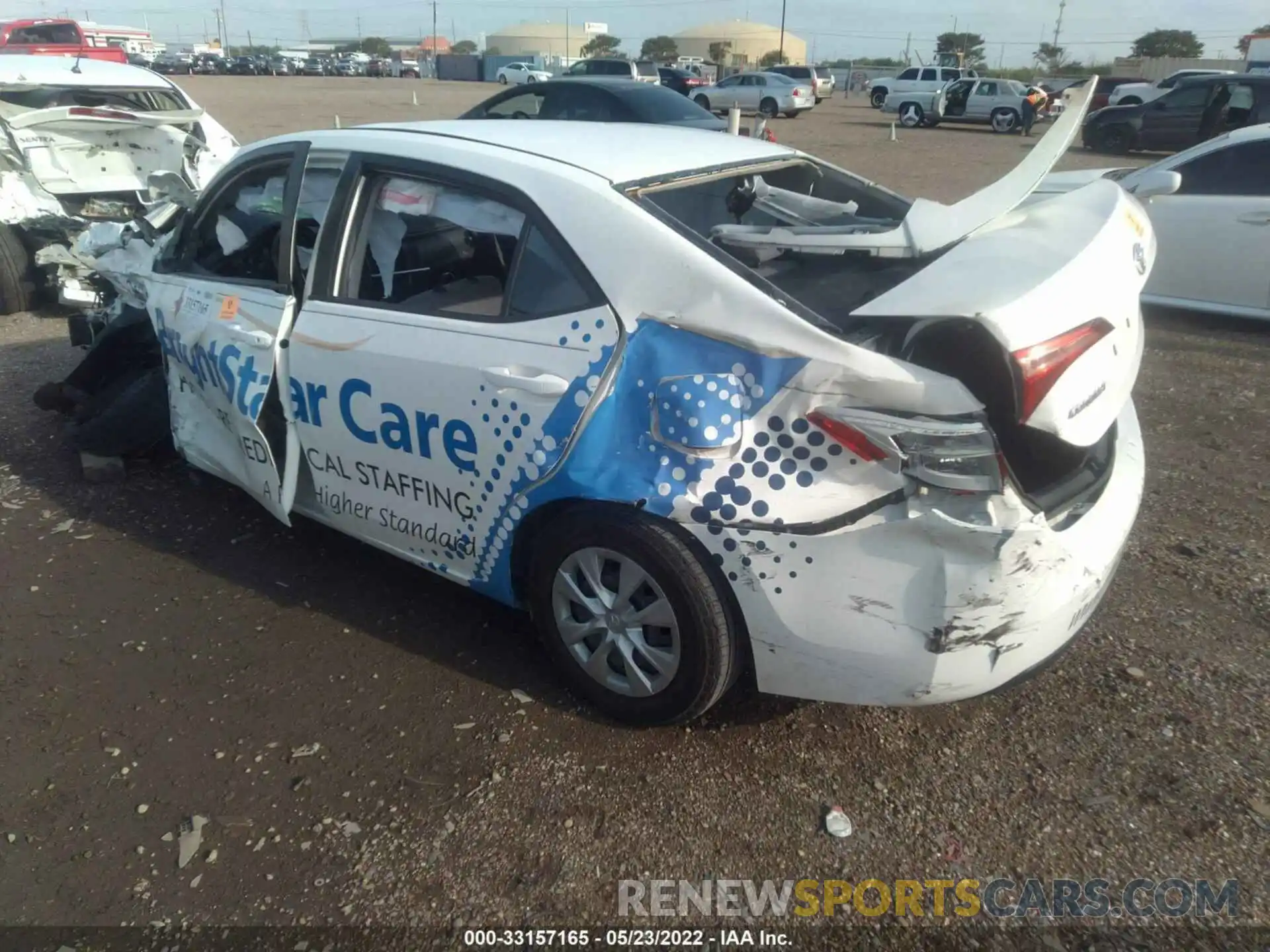 3 Photograph of a damaged car 5YFBURHE7KP903515 TOYOTA COROLLA 2019