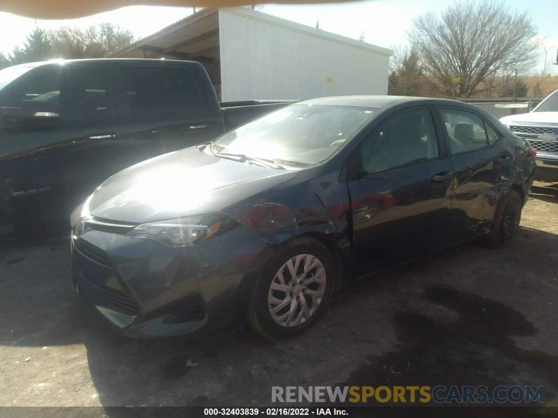 2 Photograph of a damaged car 5YFBURHE7KP903952 TOYOTA COROLLA 2019