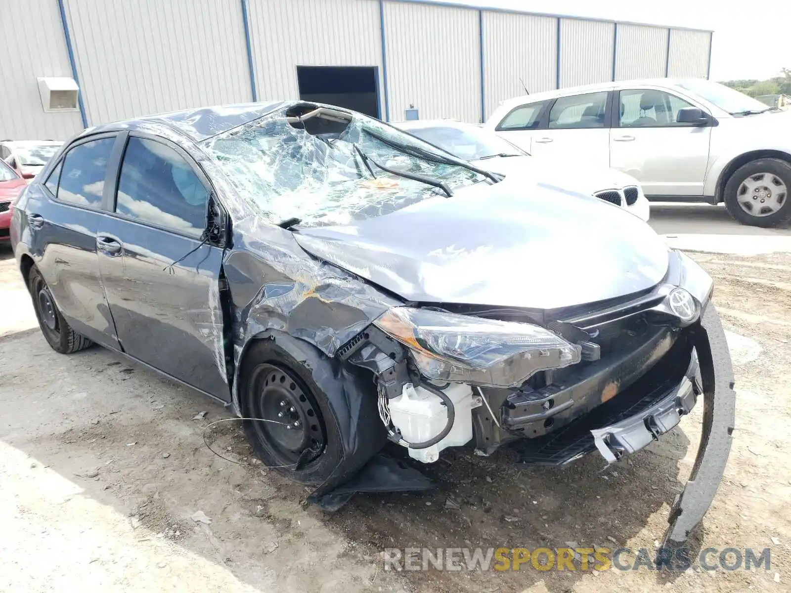 1 Photograph of a damaged car 5YFBURHE7KP904390 TOYOTA COROLLA 2019