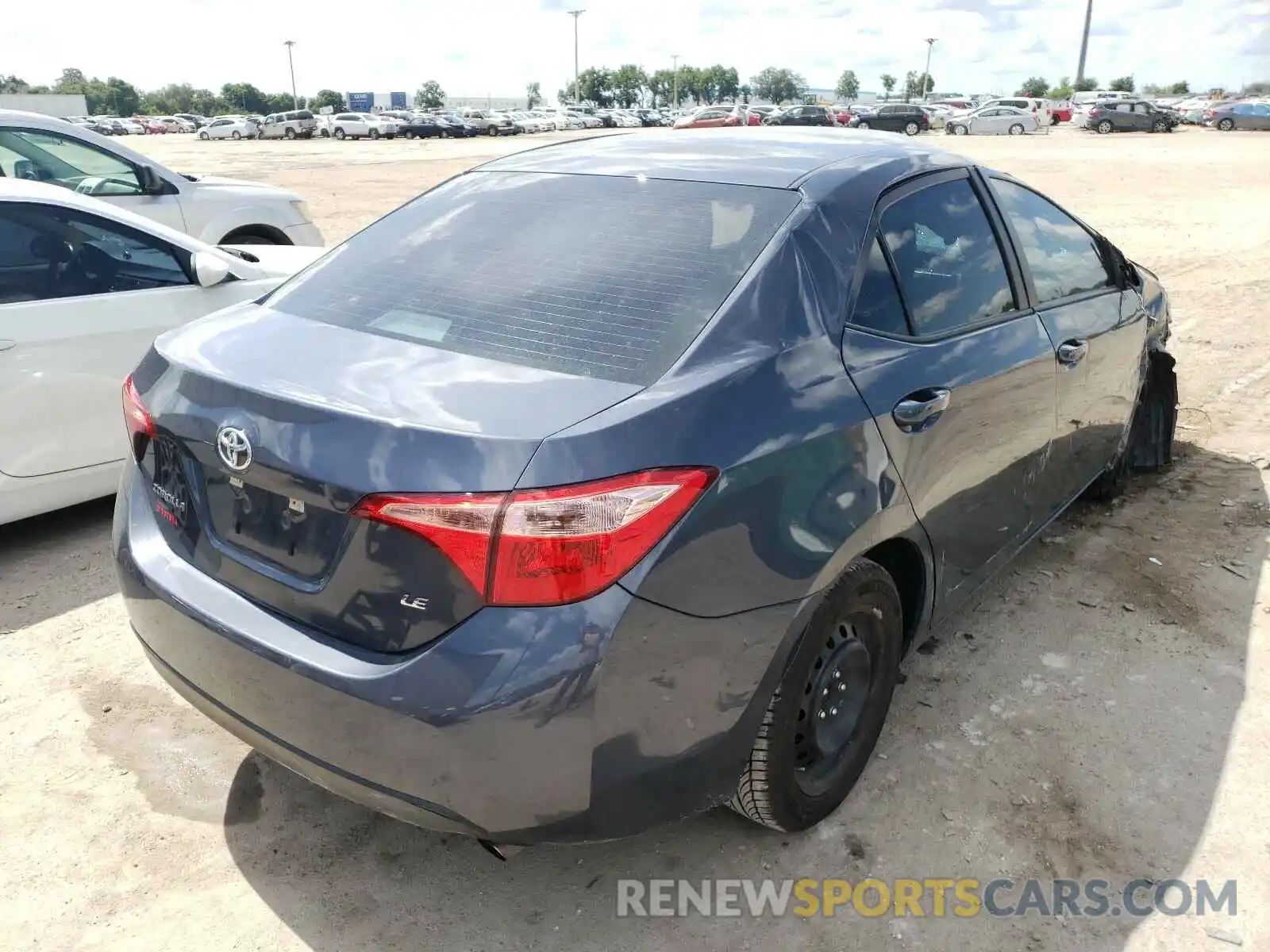 4 Photograph of a damaged car 5YFBURHE7KP904390 TOYOTA COROLLA 2019