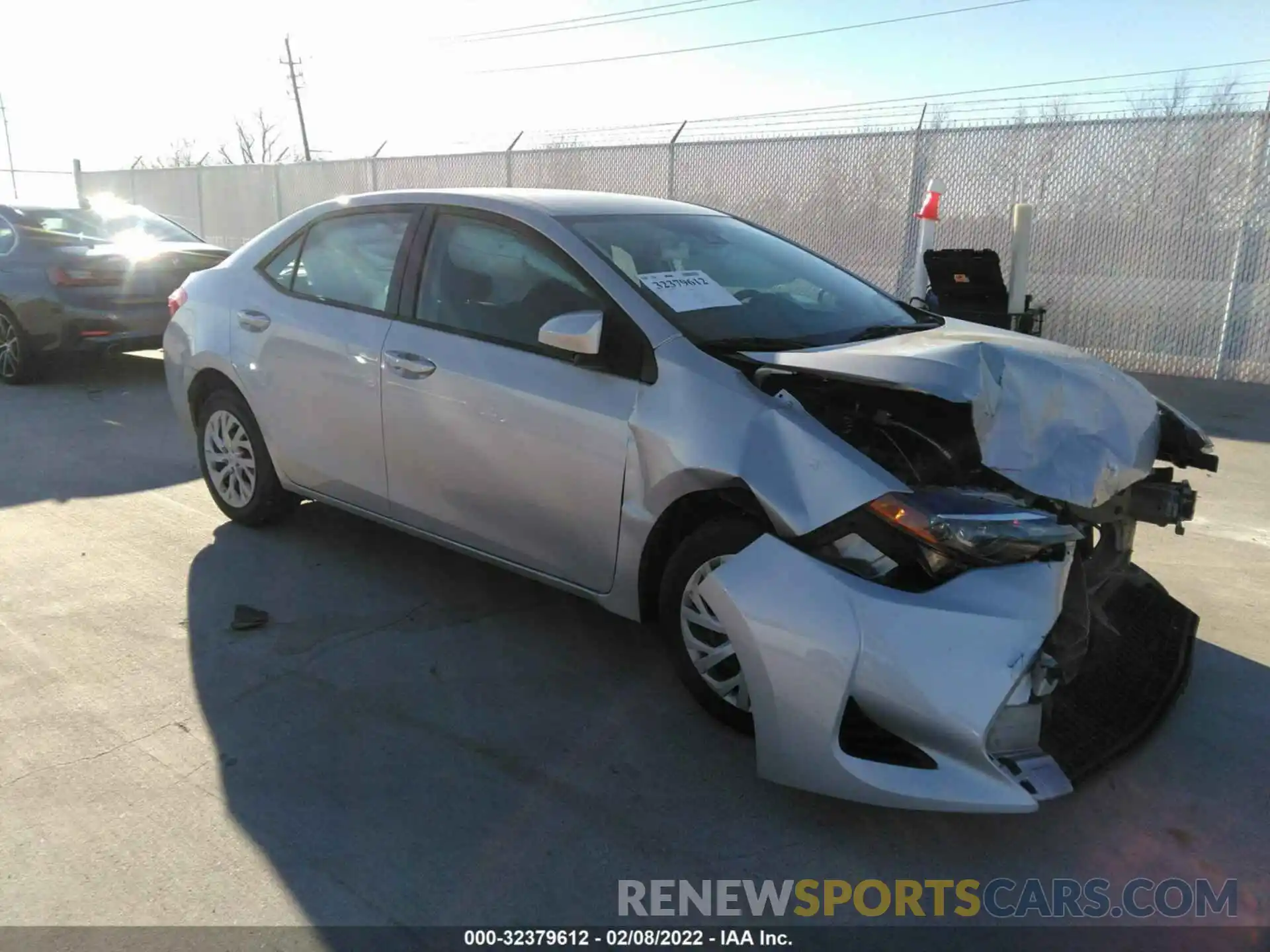 1 Photograph of a damaged car 5YFBURHE7KP904437 TOYOTA COROLLA 2019