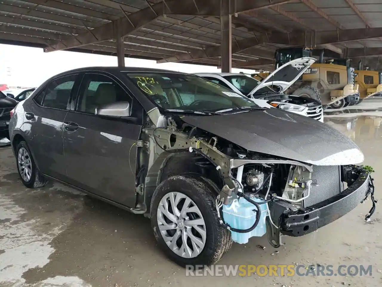 1 Photograph of a damaged car 5YFBURHE7KP904745 TOYOTA COROLLA 2019