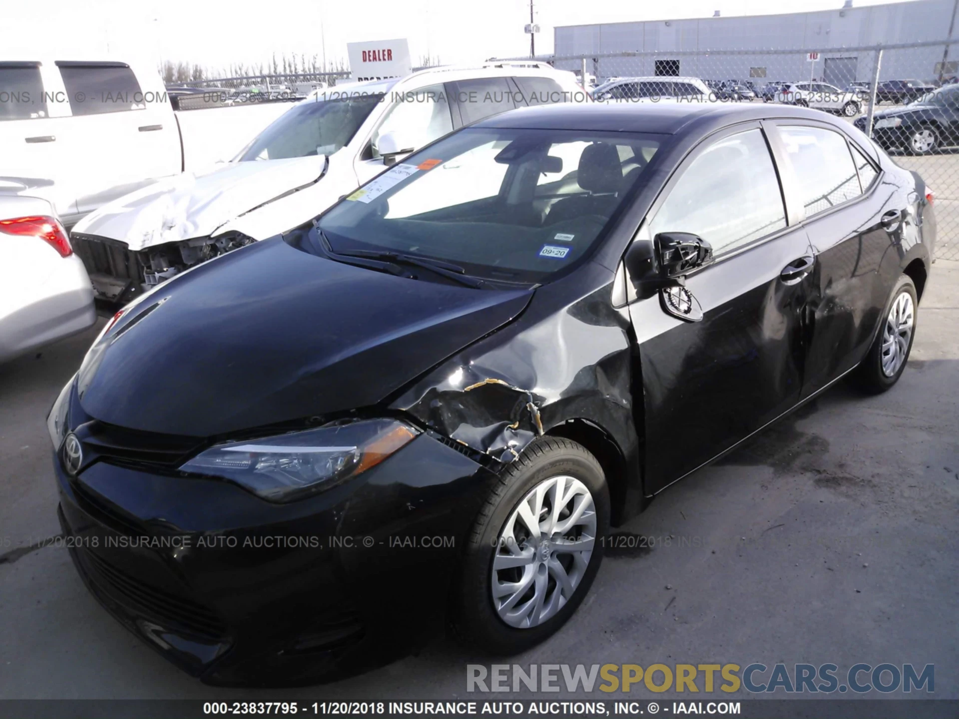 2 Photograph of a damaged car 5YFBURHE7KP905362 Toyota Corolla 2019