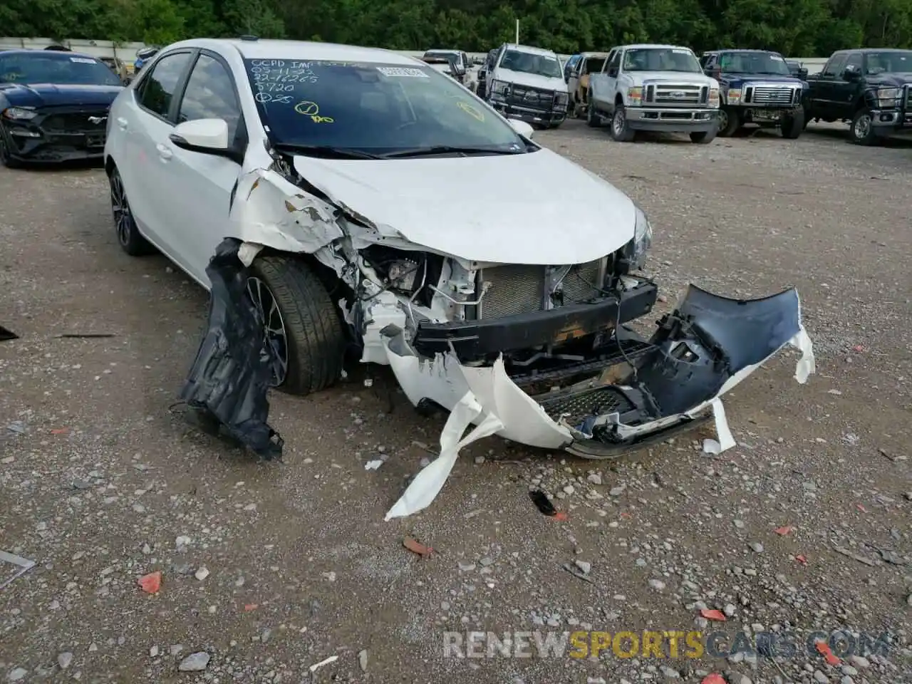 9 Photograph of a damaged car 5YFBURHE7KP905720 TOYOTA COROLLA 2019