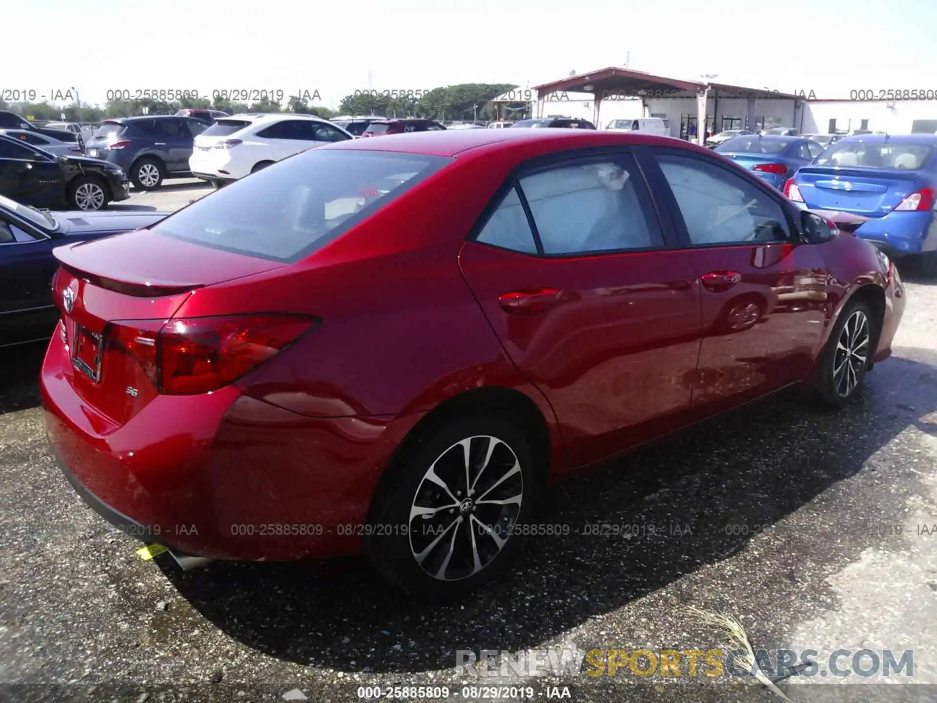 4 Фотография поврежденного автомобиля 5YFBURHE7KP905734 TOYOTA COROLLA 2019