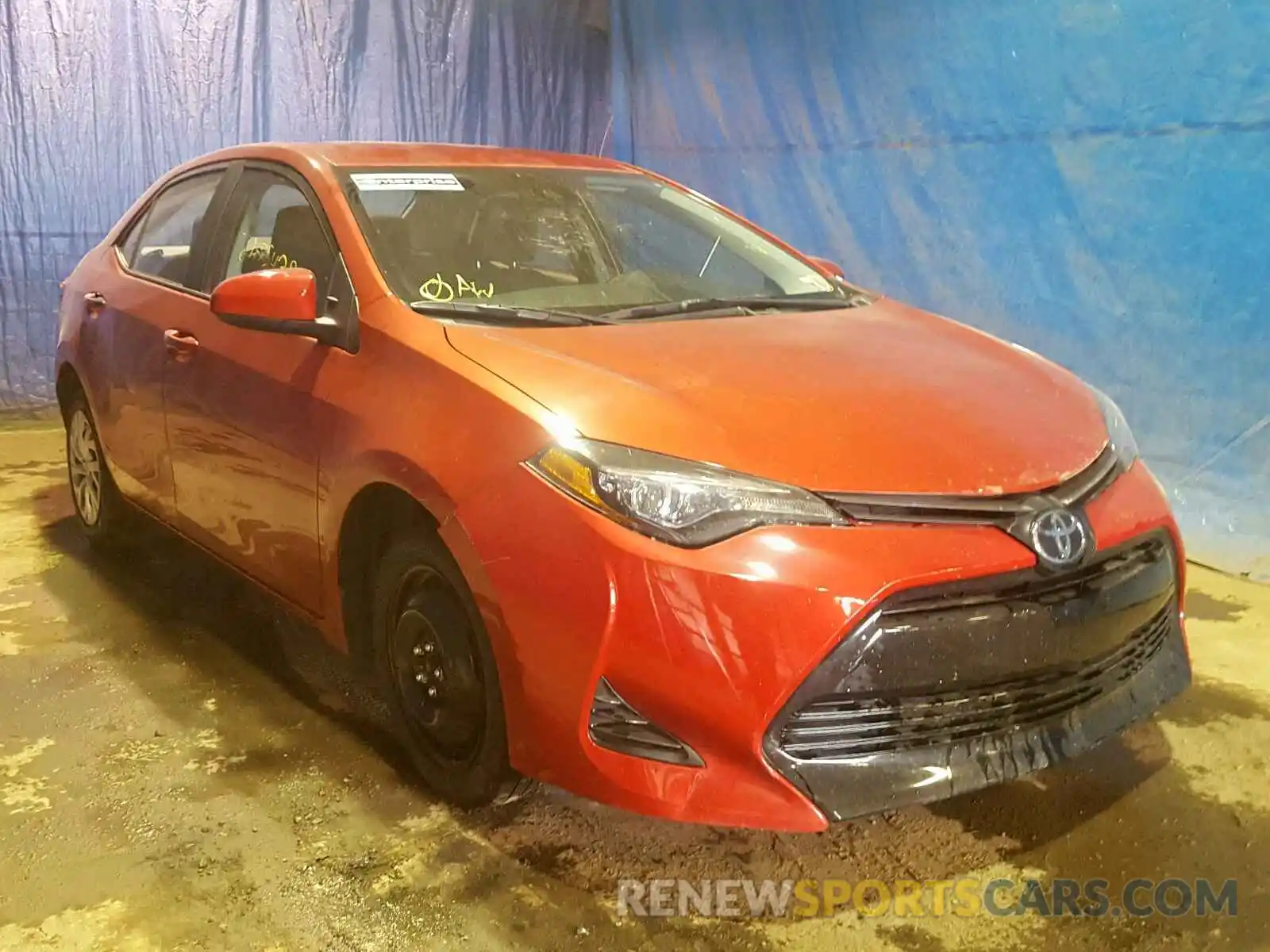 1 Photograph of a damaged car 5YFBURHE7KP905815 TOYOTA COROLLA 2019