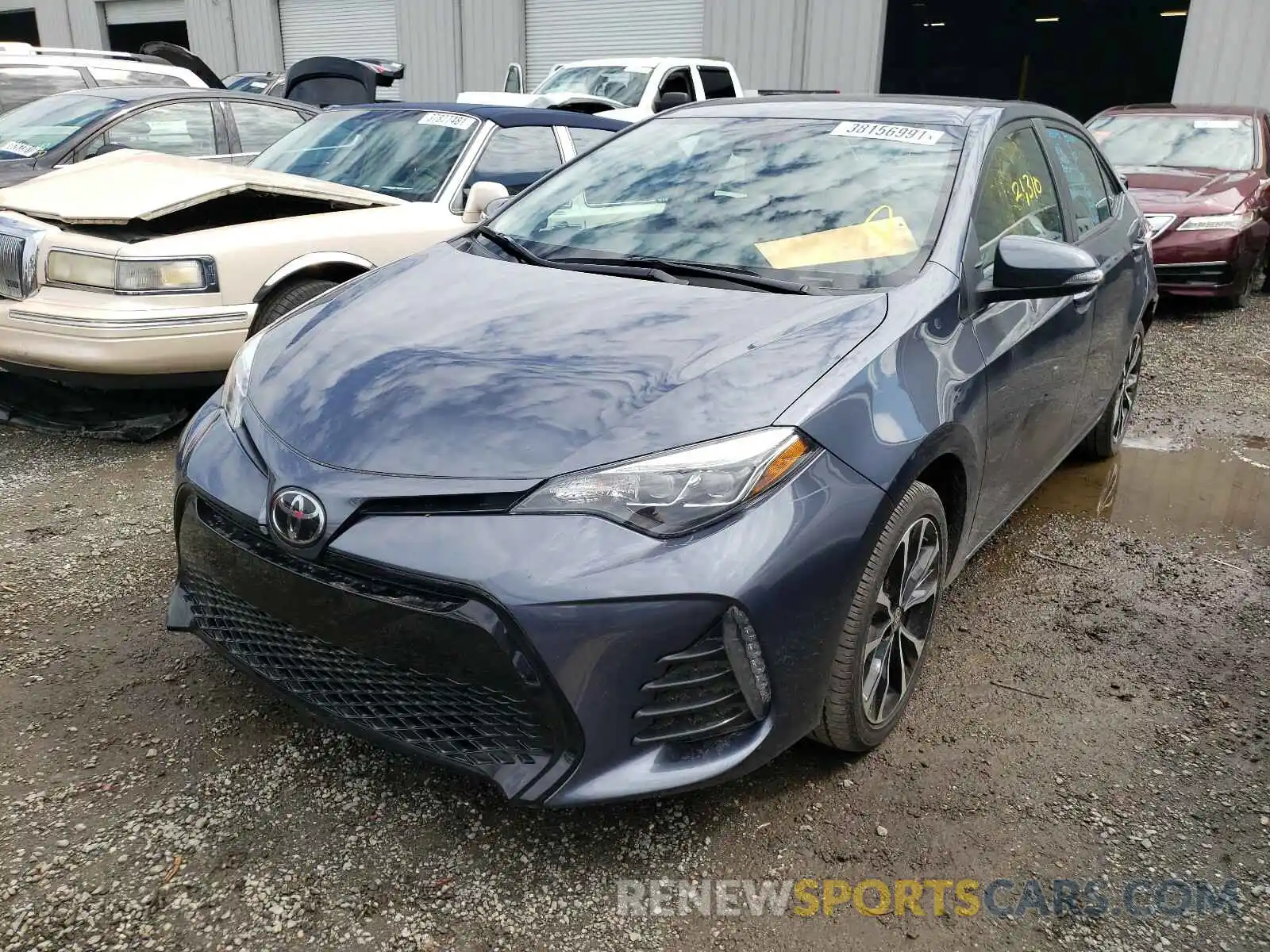 2 Photograph of a damaged car 5YFBURHE7KP906009 TOYOTA COROLLA 2019