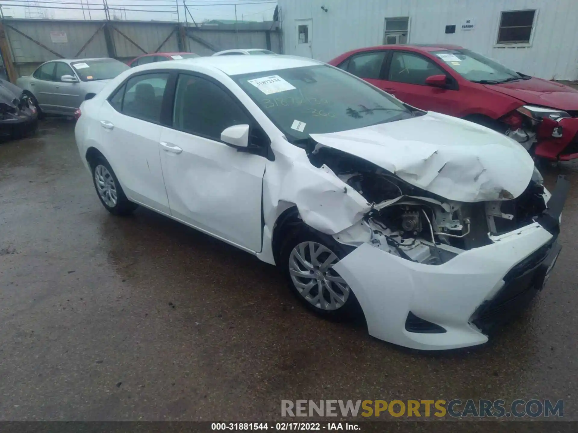 1 Photograph of a damaged car 5YFBURHE7KP906379 TOYOTA COROLLA 2019