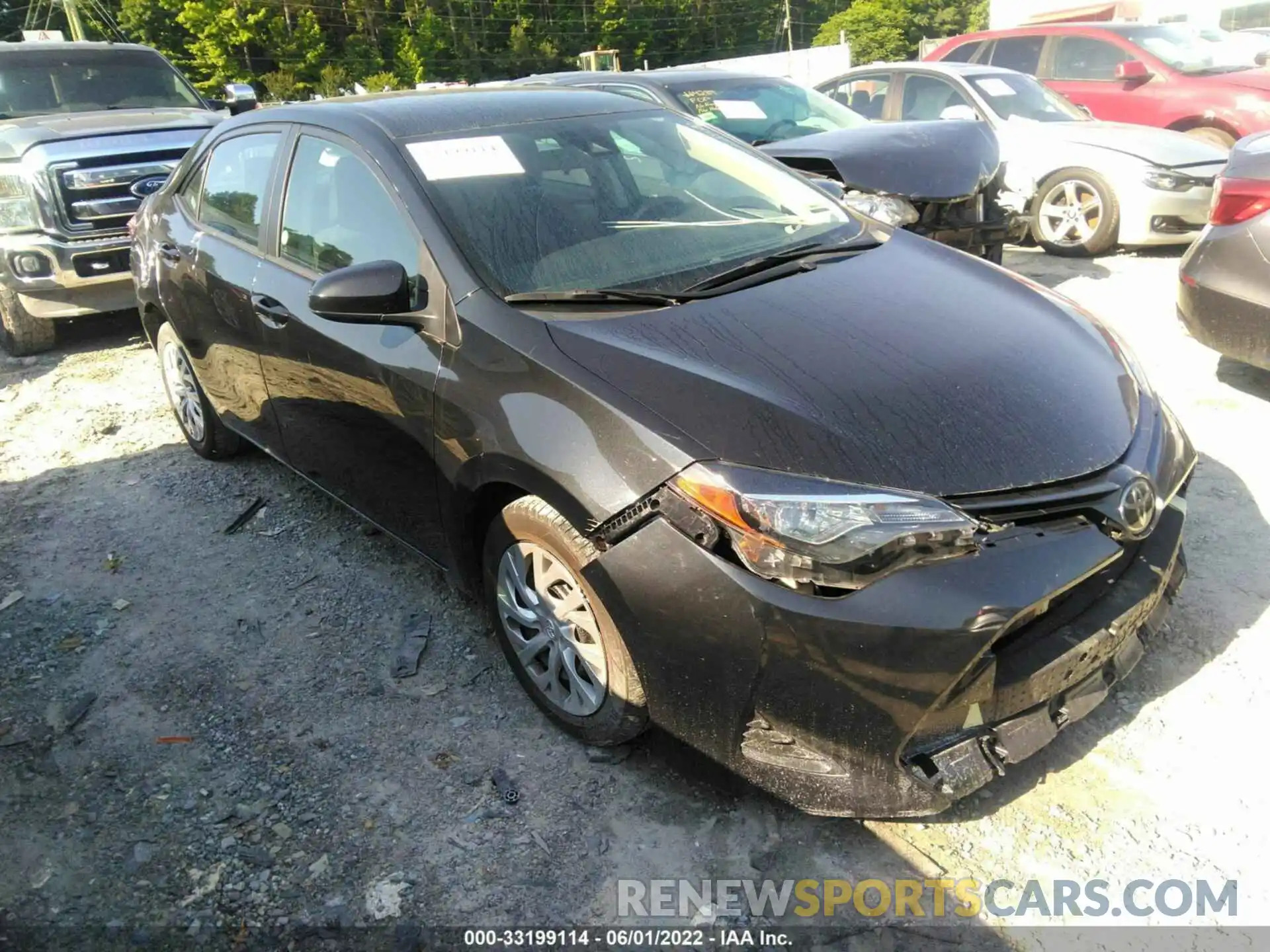 1 Photograph of a damaged car 5YFBURHE7KP906866 TOYOTA COROLLA 2019