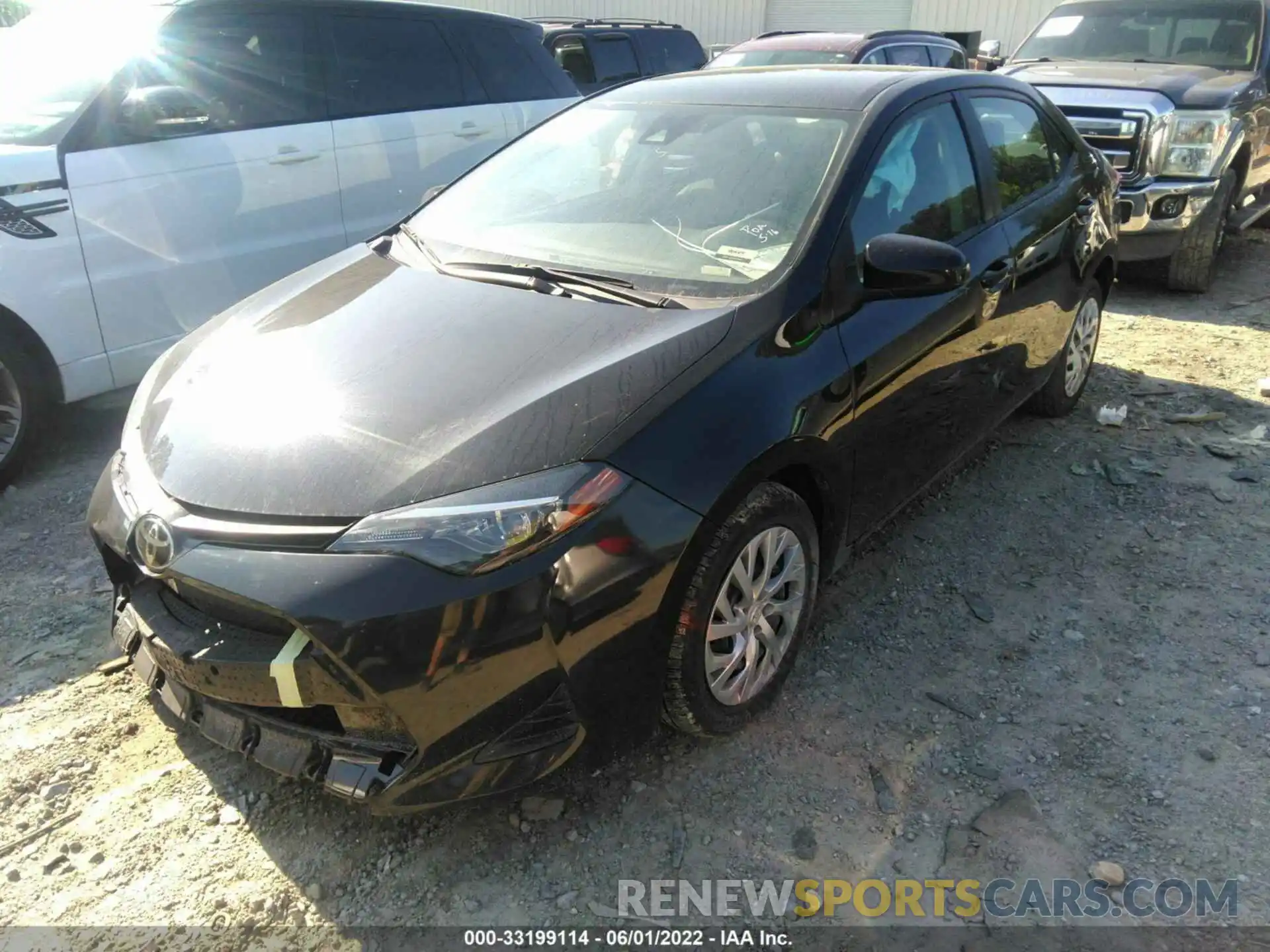 2 Photograph of a damaged car 5YFBURHE7KP906866 TOYOTA COROLLA 2019