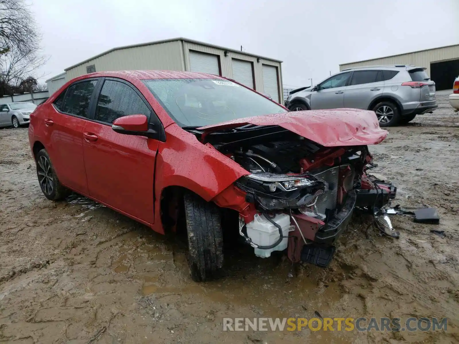 1 Photograph of a damaged car 5YFBURHE7KP907029 TOYOTA COROLLA 2019