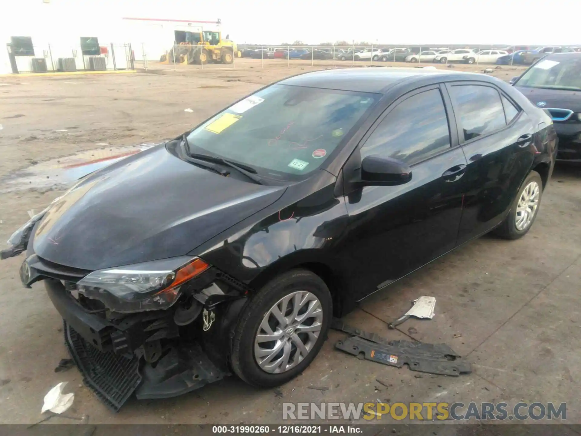 2 Photograph of a damaged car 5YFBURHE7KP907127 TOYOTA COROLLA 2019