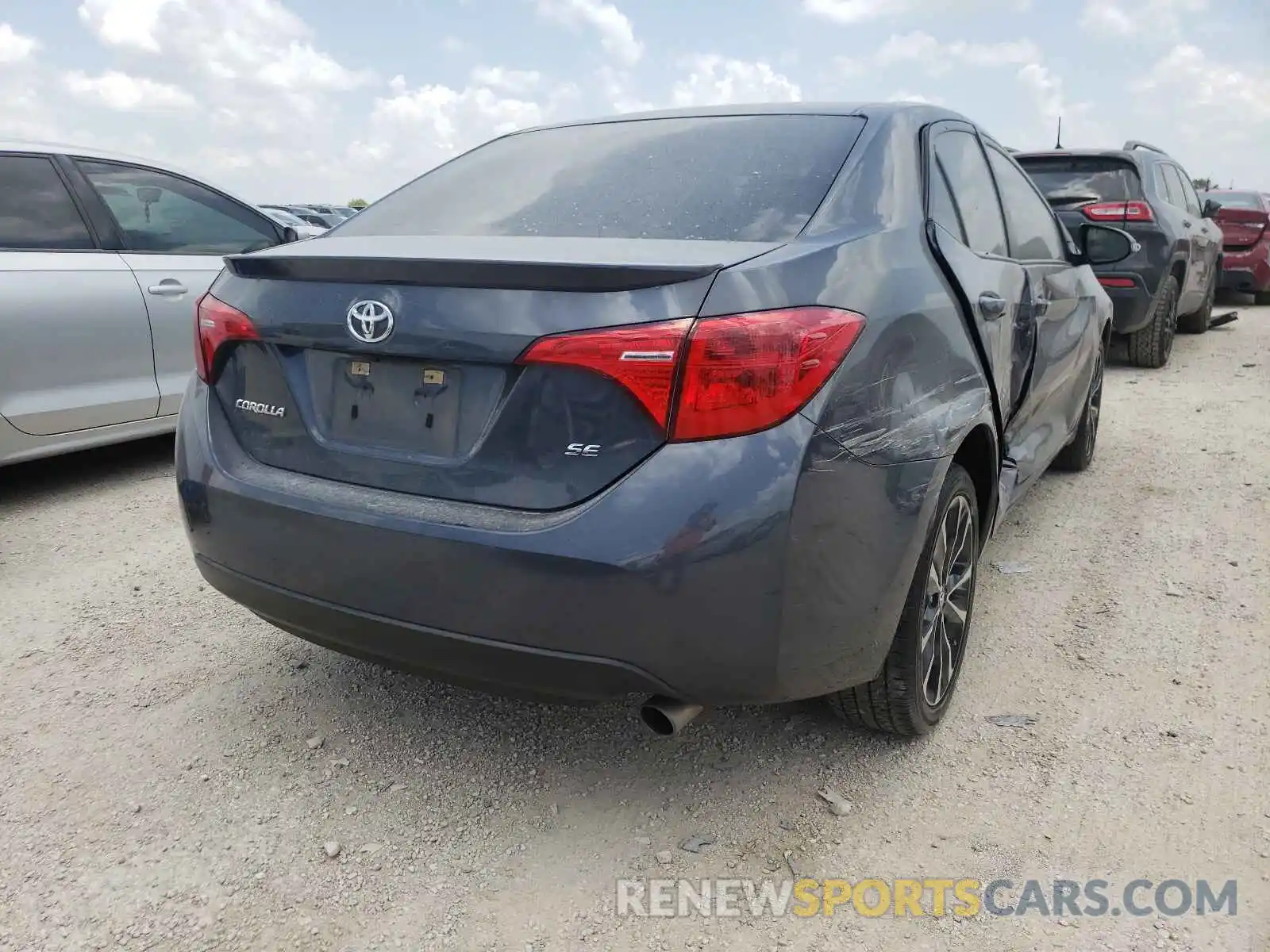 4 Photograph of a damaged car 5YFBURHE7KP907791 TOYOTA COROLLA 2019