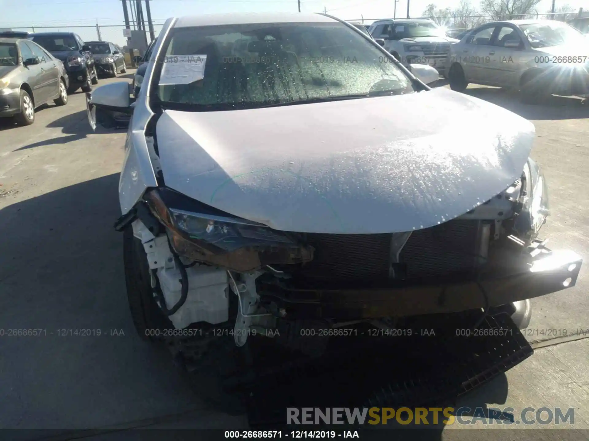 6 Photograph of a damaged car 5YFBURHE7KP907936 TOYOTA COROLLA 2019