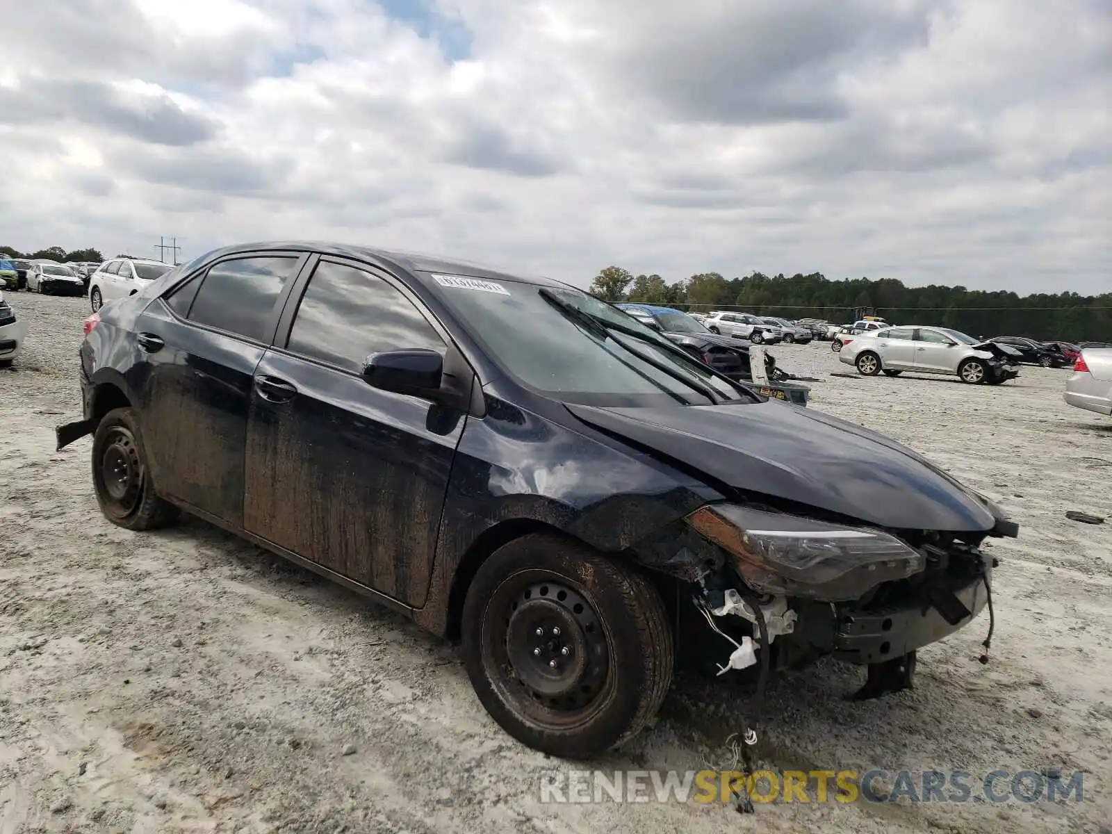 1 Photograph of a damaged car 5YFBURHE7KP908021 TOYOTA COROLLA 2019