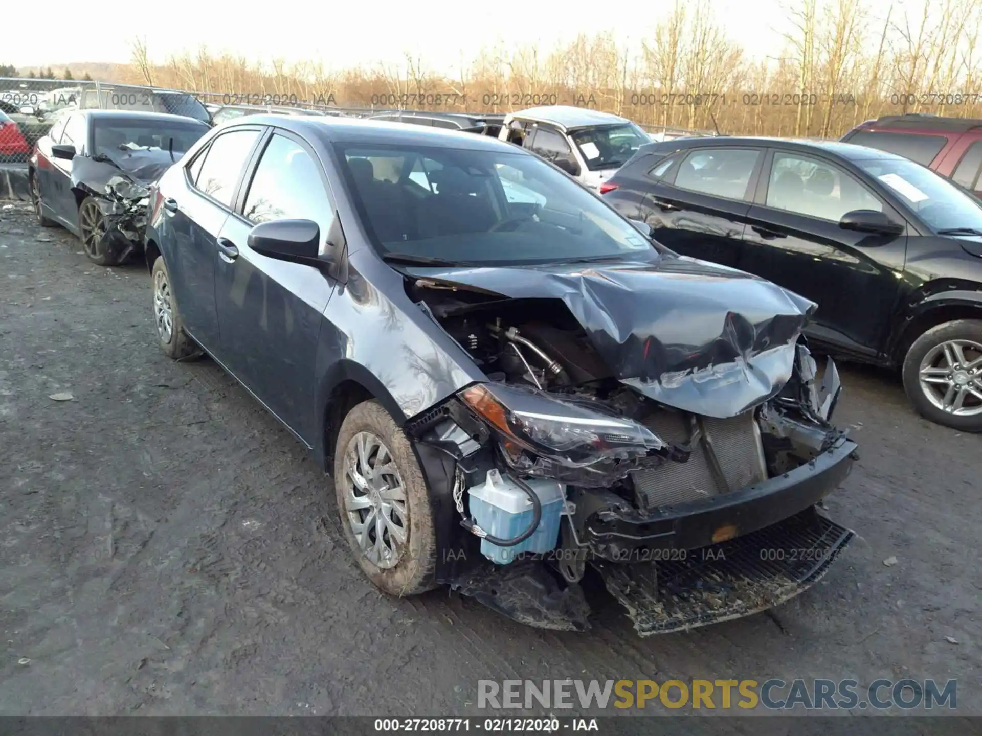 1 Photograph of a damaged car 5YFBURHE7KP908438 TOYOTA COROLLA 2019