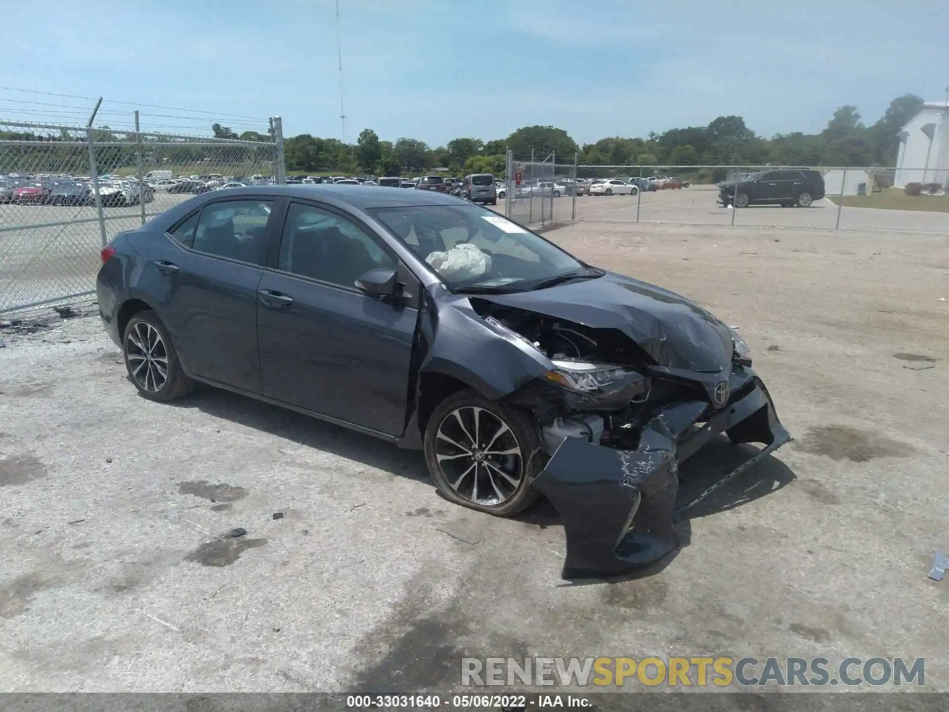 1 Photograph of a damaged car 5YFBURHE7KP908682 TOYOTA COROLLA 2019