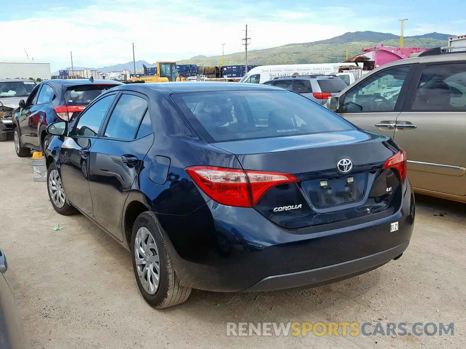 3 Photograph of a damaged car 5YFBURHE7KP909010 TOYOTA COROLLA 2019