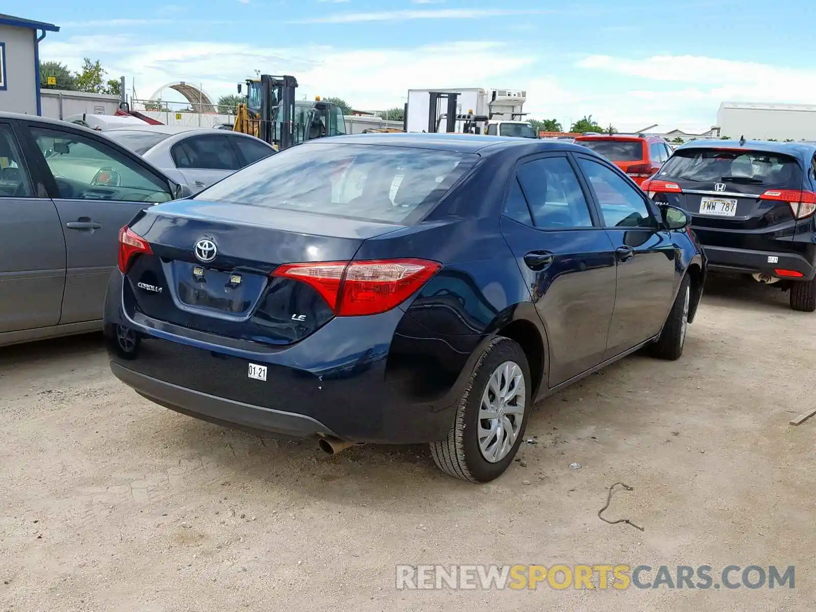 4 Photograph of a damaged car 5YFBURHE7KP909010 TOYOTA COROLLA 2019