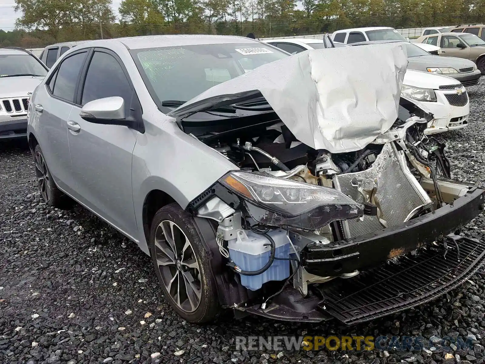 1 Photograph of a damaged car 5YFBURHE7KP909198 TOYOTA COROLLA 2019