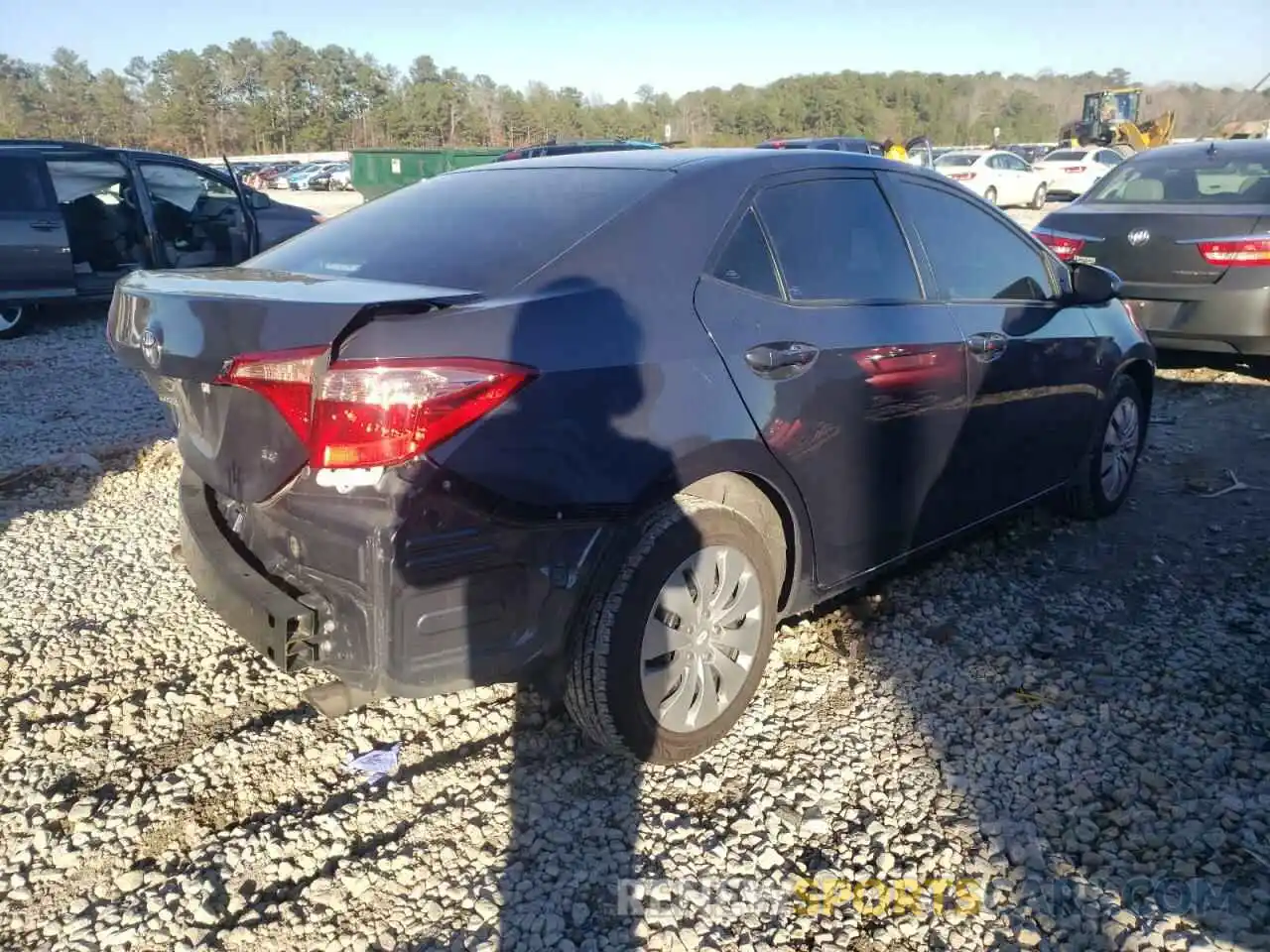 4 Photograph of a damaged car 5YFBURHE7KP909444 TOYOTA COROLLA 2019