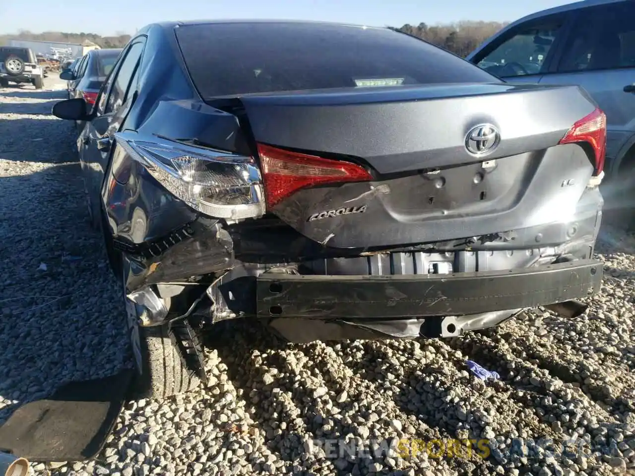 9 Photograph of a damaged car 5YFBURHE7KP909444 TOYOTA COROLLA 2019