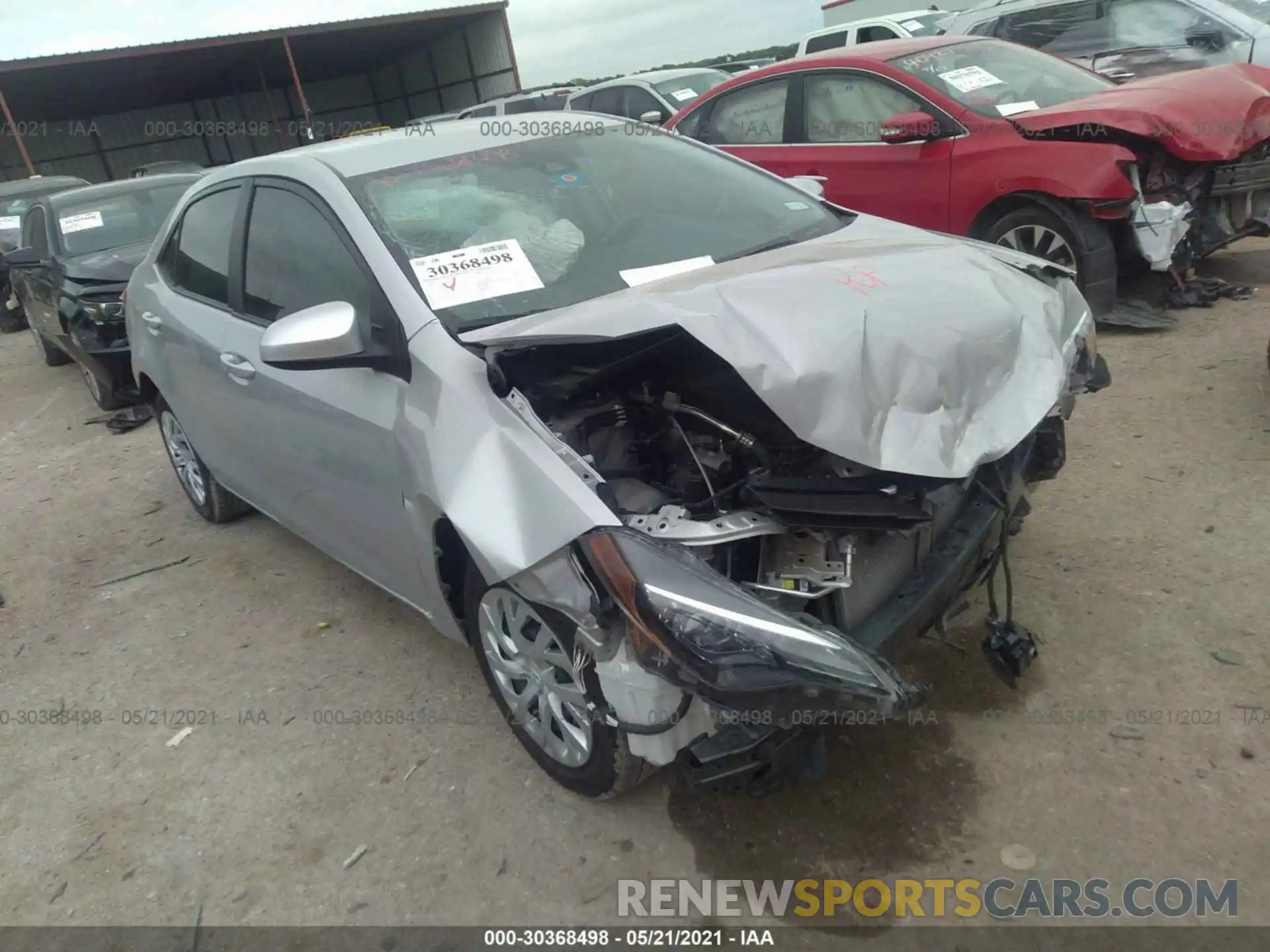 1 Photograph of a damaged car 5YFBURHE7KP909735 TOYOTA COROLLA 2019