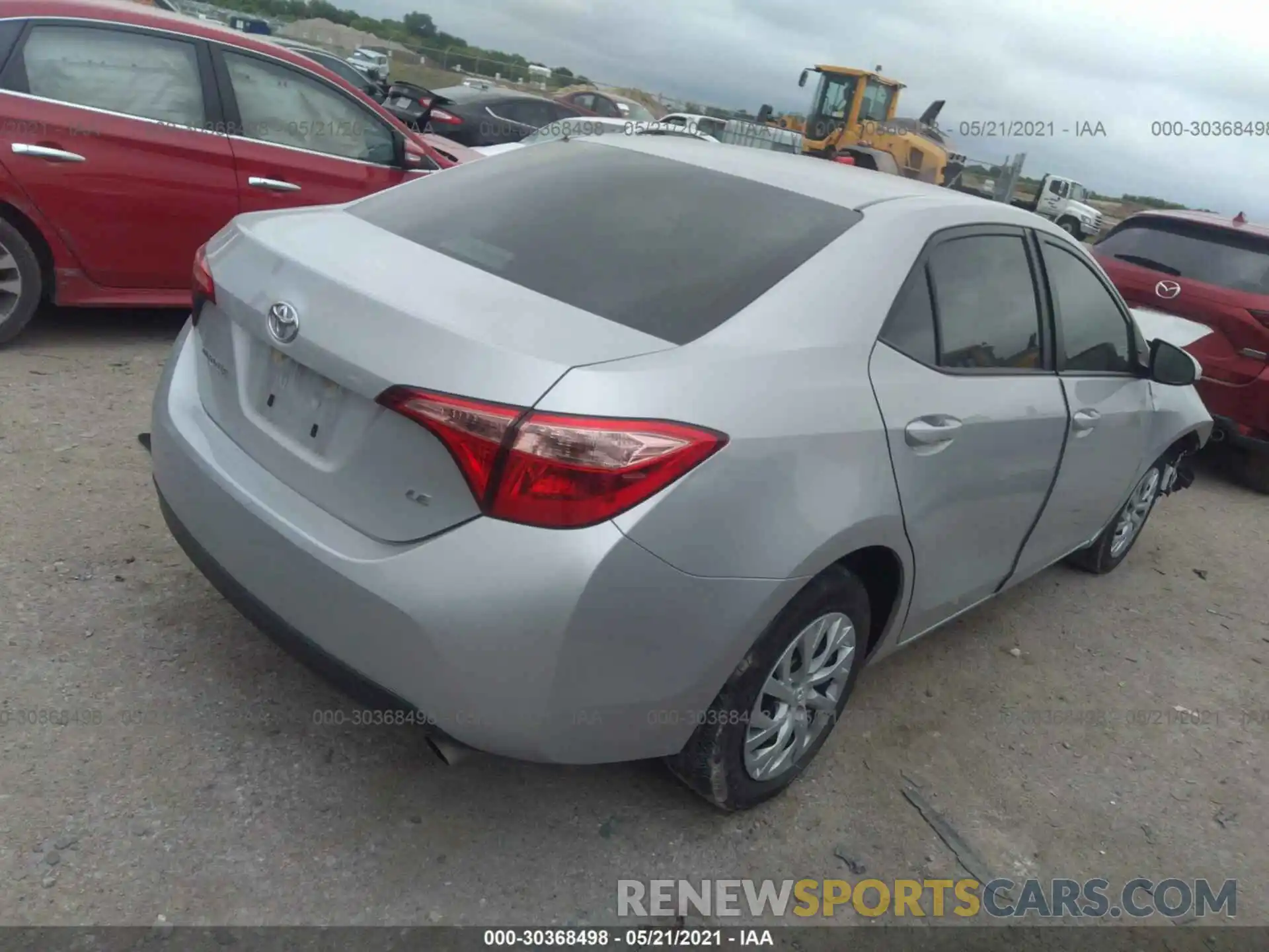 4 Photograph of a damaged car 5YFBURHE7KP909735 TOYOTA COROLLA 2019