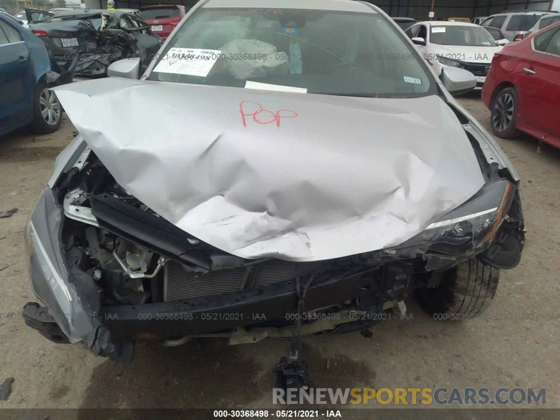 6 Photograph of a damaged car 5YFBURHE7KP909735 TOYOTA COROLLA 2019