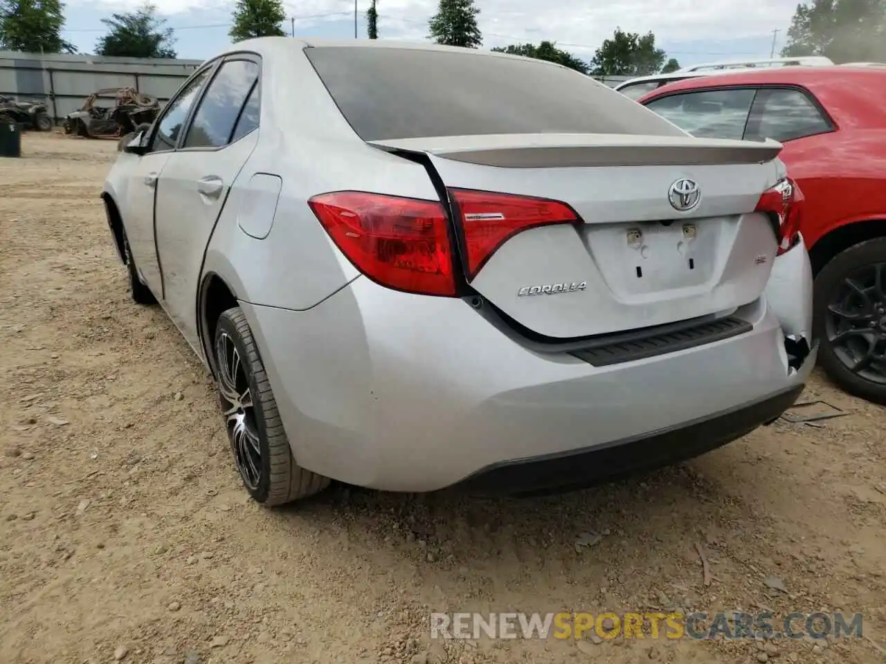 3 Photograph of a damaged car 5YFBURHE7KP909928 TOYOTA COROLLA 2019