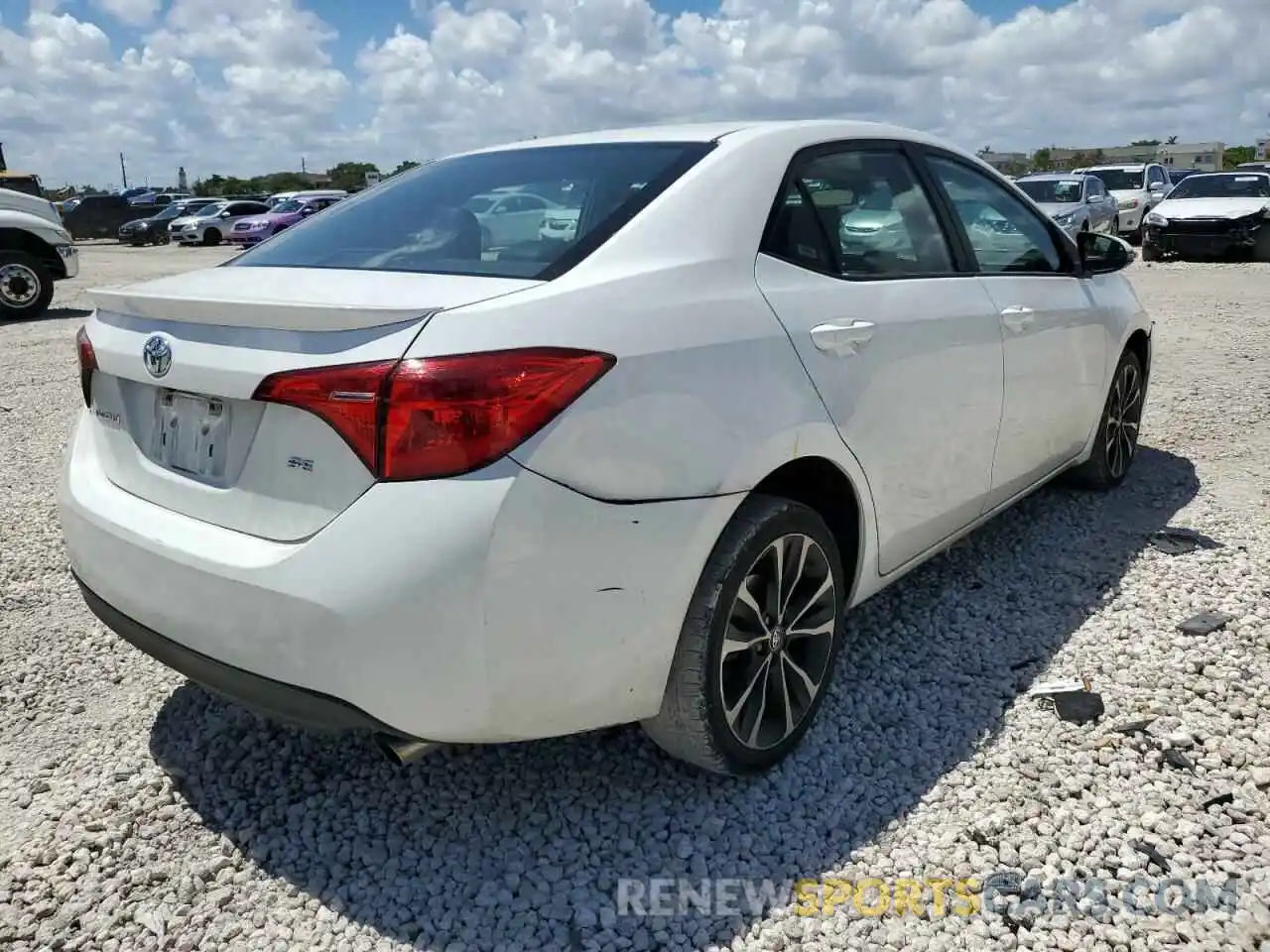 4 Photograph of a damaged car 5YFBURHE7KP909945 TOYOTA COROLLA 2019