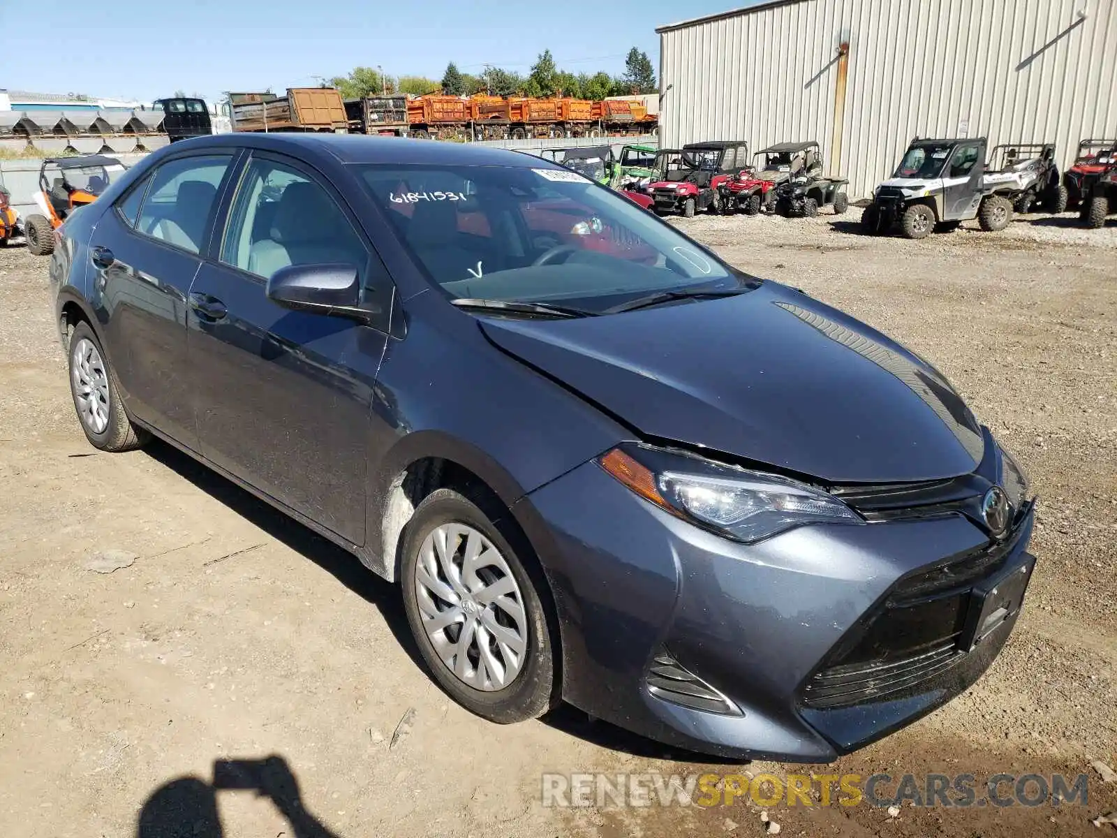 1 Photograph of a damaged car 5YFBURHE7KP910156 TOYOTA COROLLA 2019