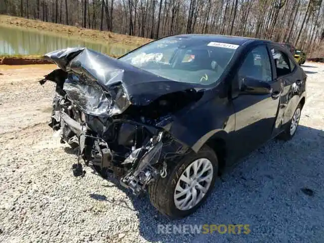 2 Photograph of a damaged car 5YFBURHE7KP910352 TOYOTA COROLLA 2019