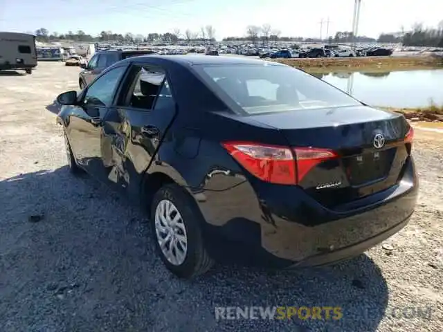 3 Photograph of a damaged car 5YFBURHE7KP910352 TOYOTA COROLLA 2019