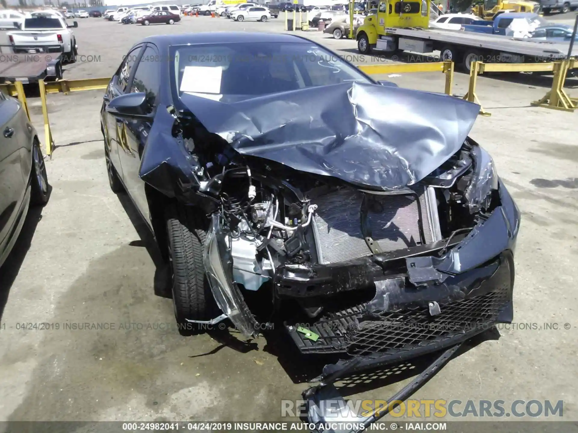 6 Photograph of a damaged car 5YFBURHE7KP910397 TOYOTA COROLLA 2019