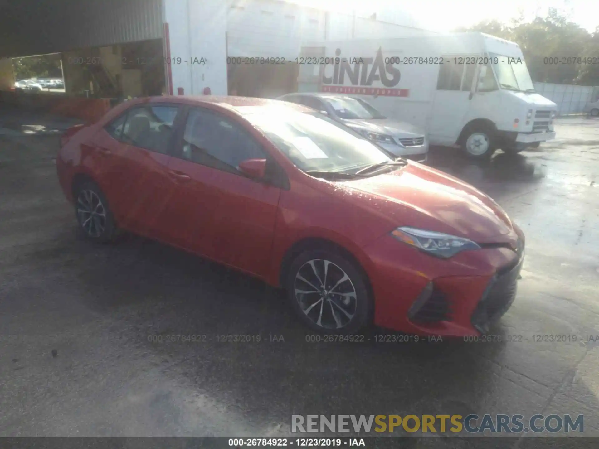 1 Photograph of a damaged car 5YFBURHE7KP910478 TOYOTA COROLLA 2019