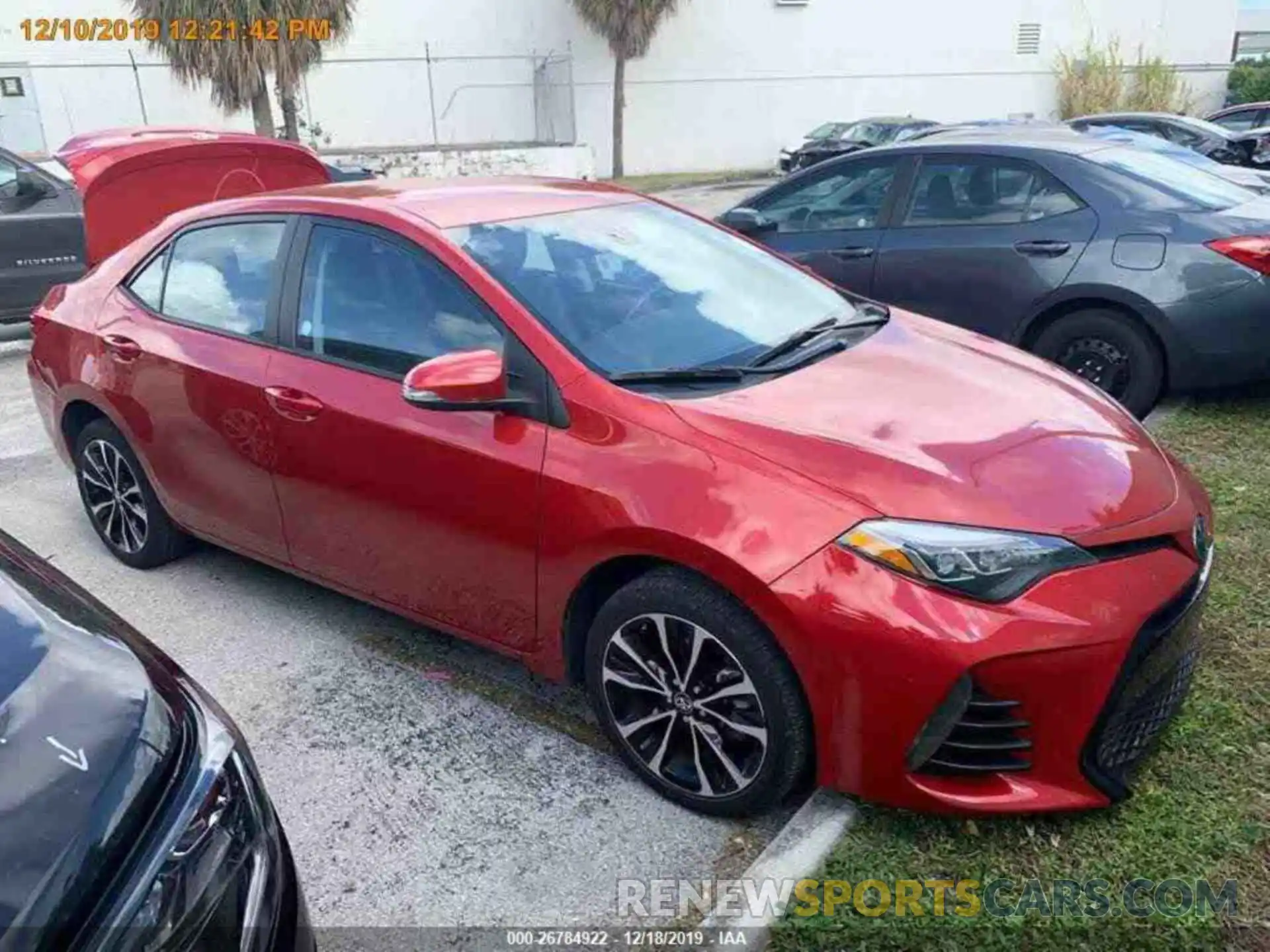 12 Photograph of a damaged car 5YFBURHE7KP910478 TOYOTA COROLLA 2019